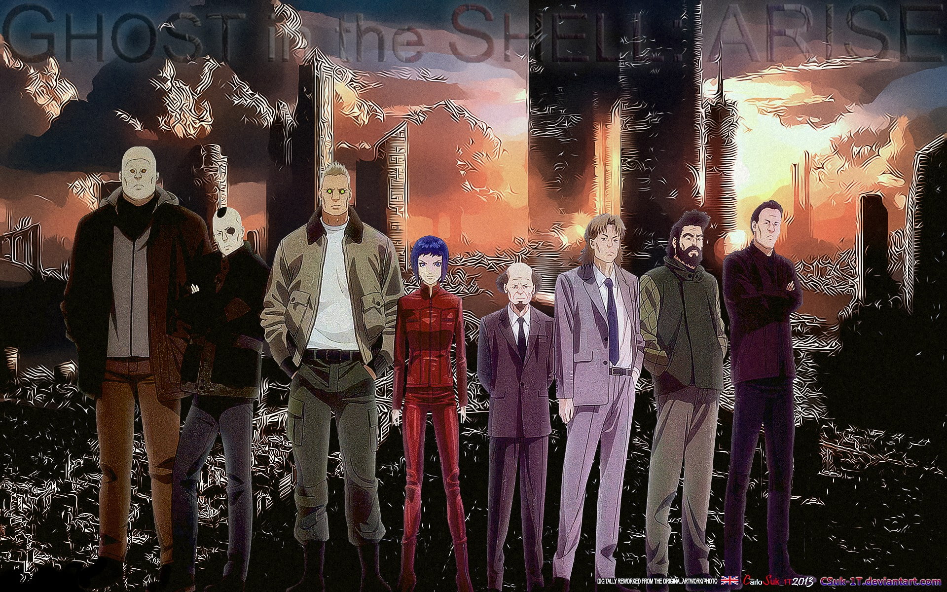 1080P, ghost in the shell arise, HD Wallpaper