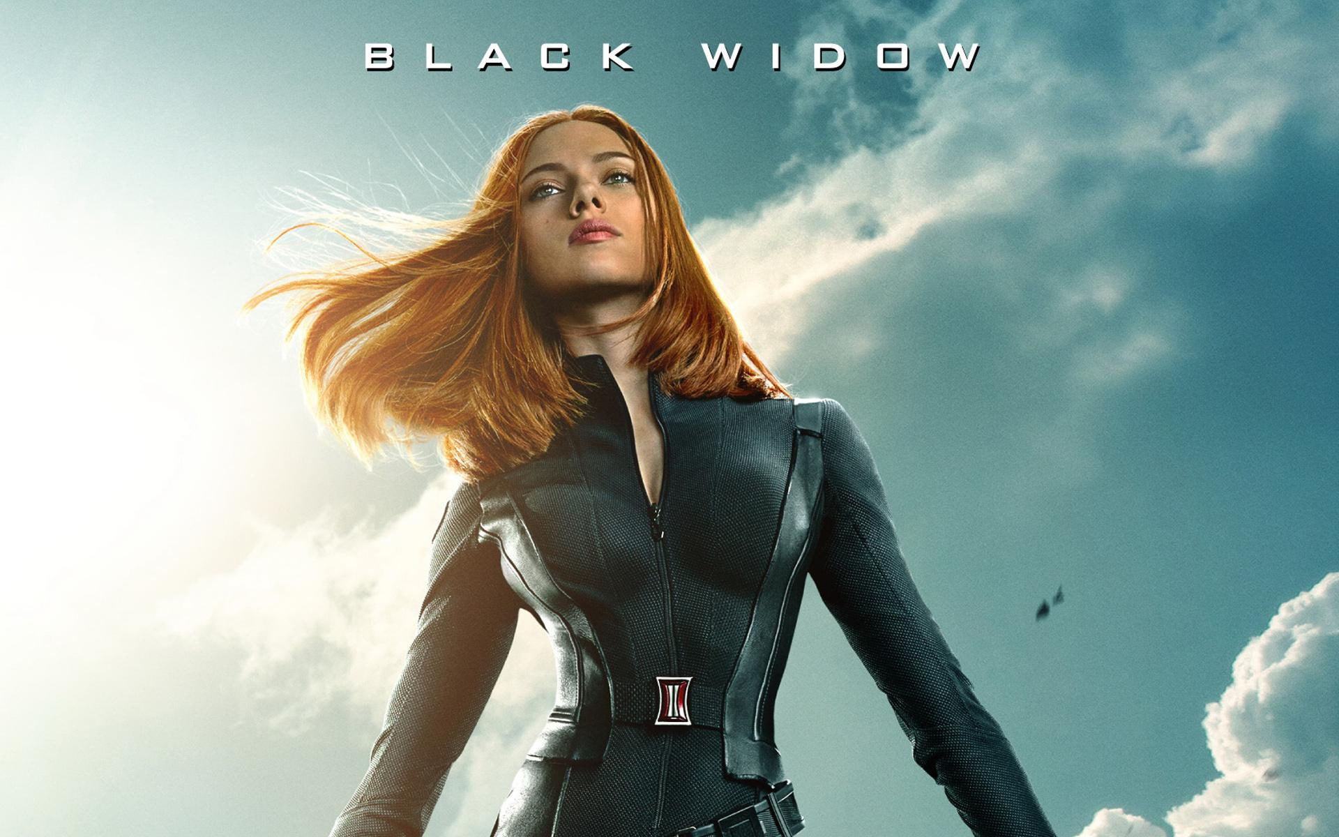 captain, johanson, black, soldier, america, 1080P, widow, winter, scarlet, HD Wallpaper
