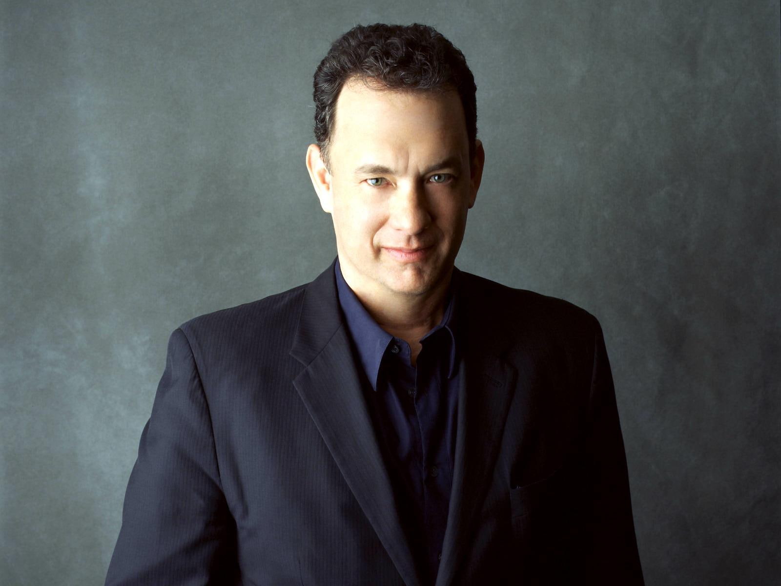 green-eyes, tom-hanks, catman78, hanks, actor, smiling, tom, business-suit, brown-hair, thomas-jeffrey, 720P, HD Wallpaper