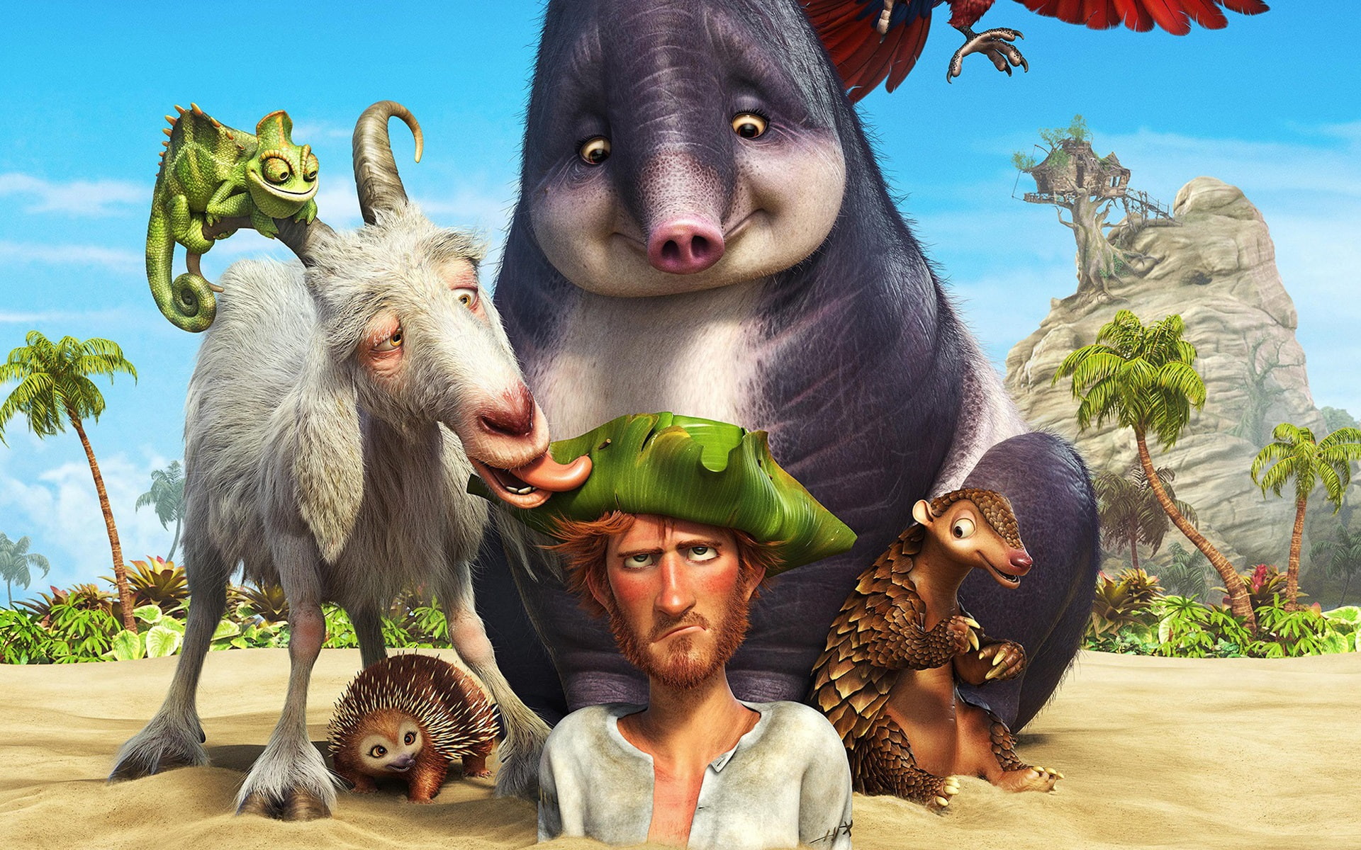 Movie, Robinson, Cartoon, Crusoe, 2016, 1080P, HD Wallpaper