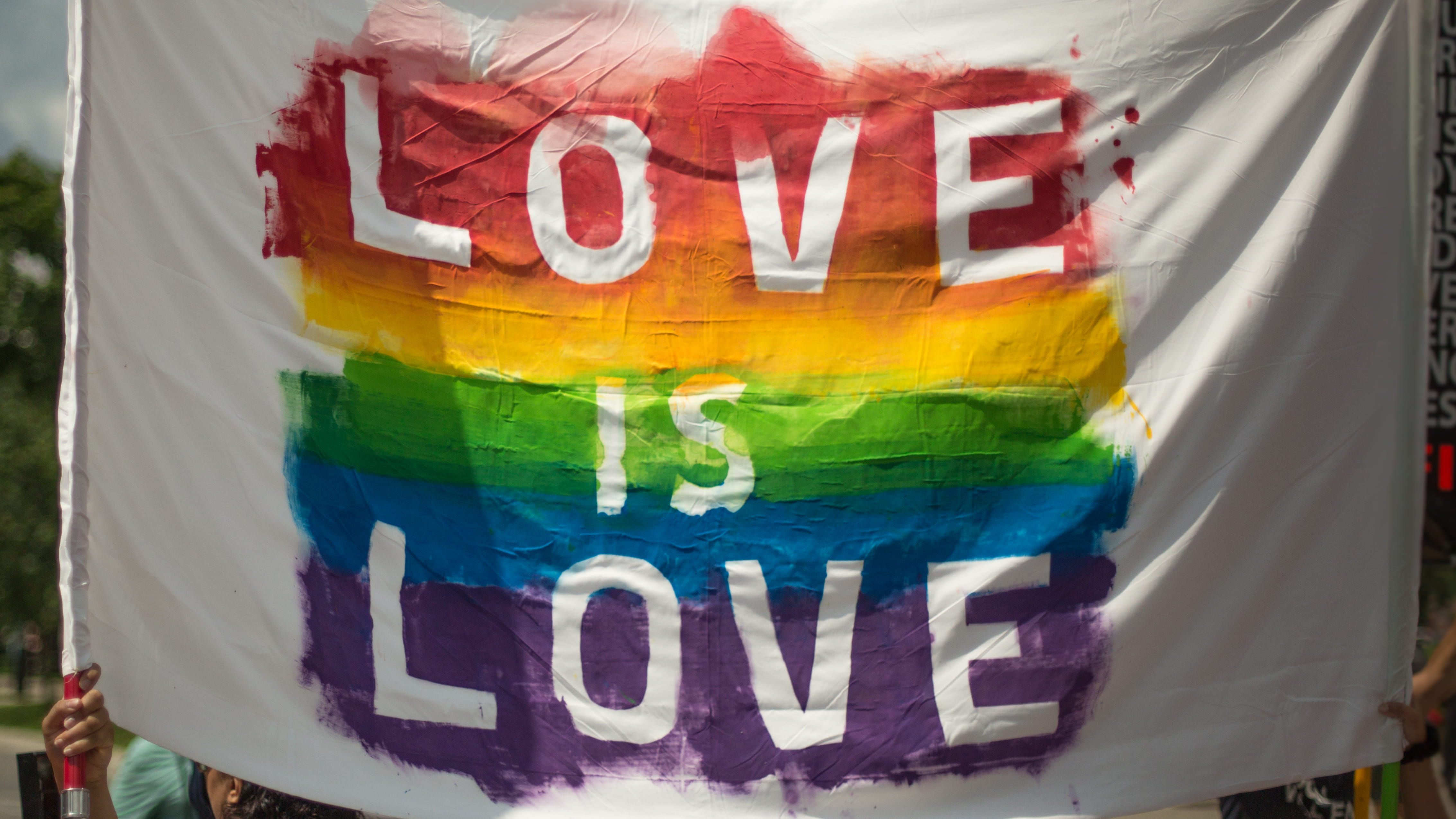 information, love is love, day, nature, painting, flag, pride, message, close-up, white, text, art, creativity, transparent, art and craft, signalise, no people, HD Wallpaper