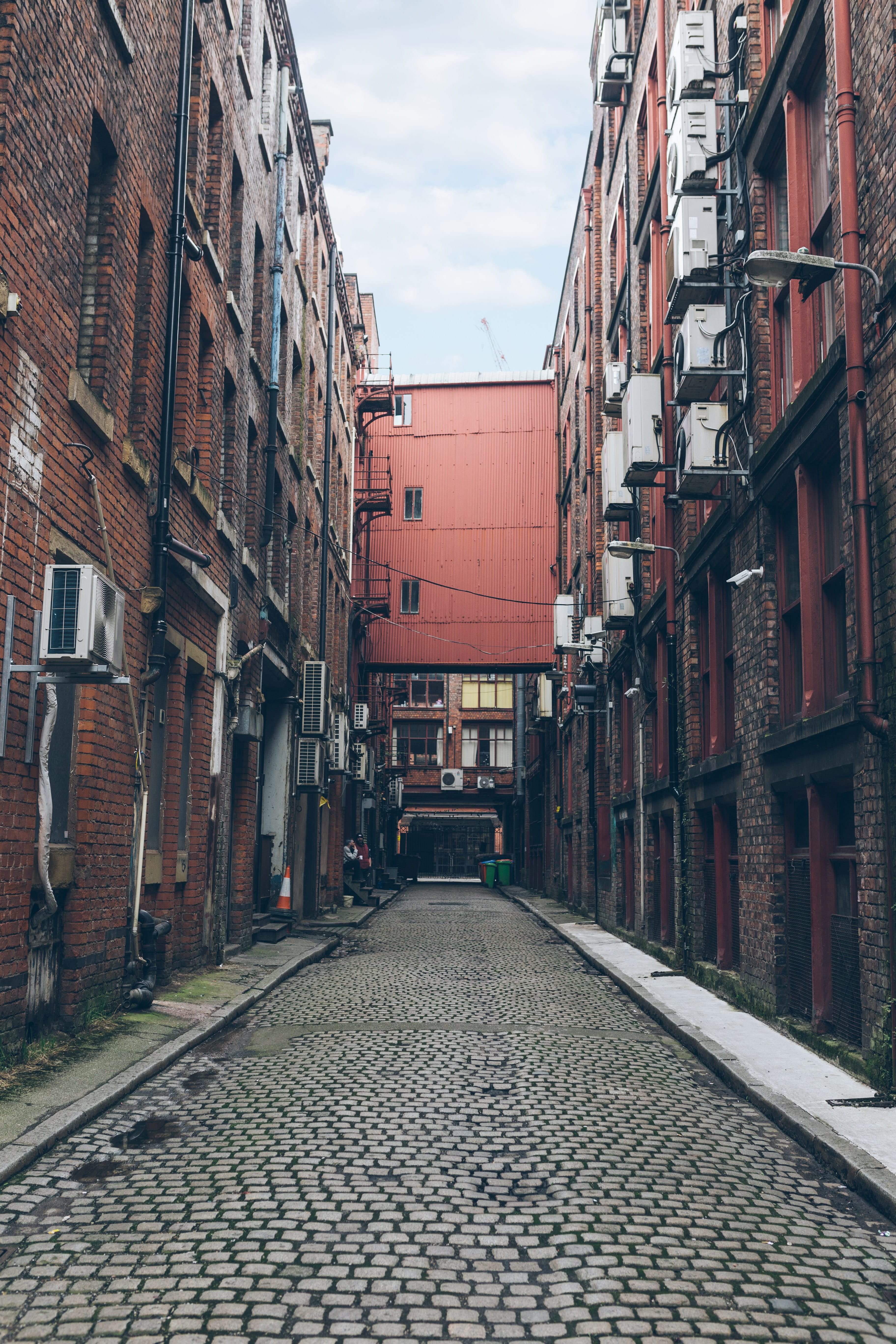 built structure, grunge, building, city, brick wall, nature, street view, street, cobblestone, back street, alley, no people, the way forward, ubran street, Phone HD Wallpaper