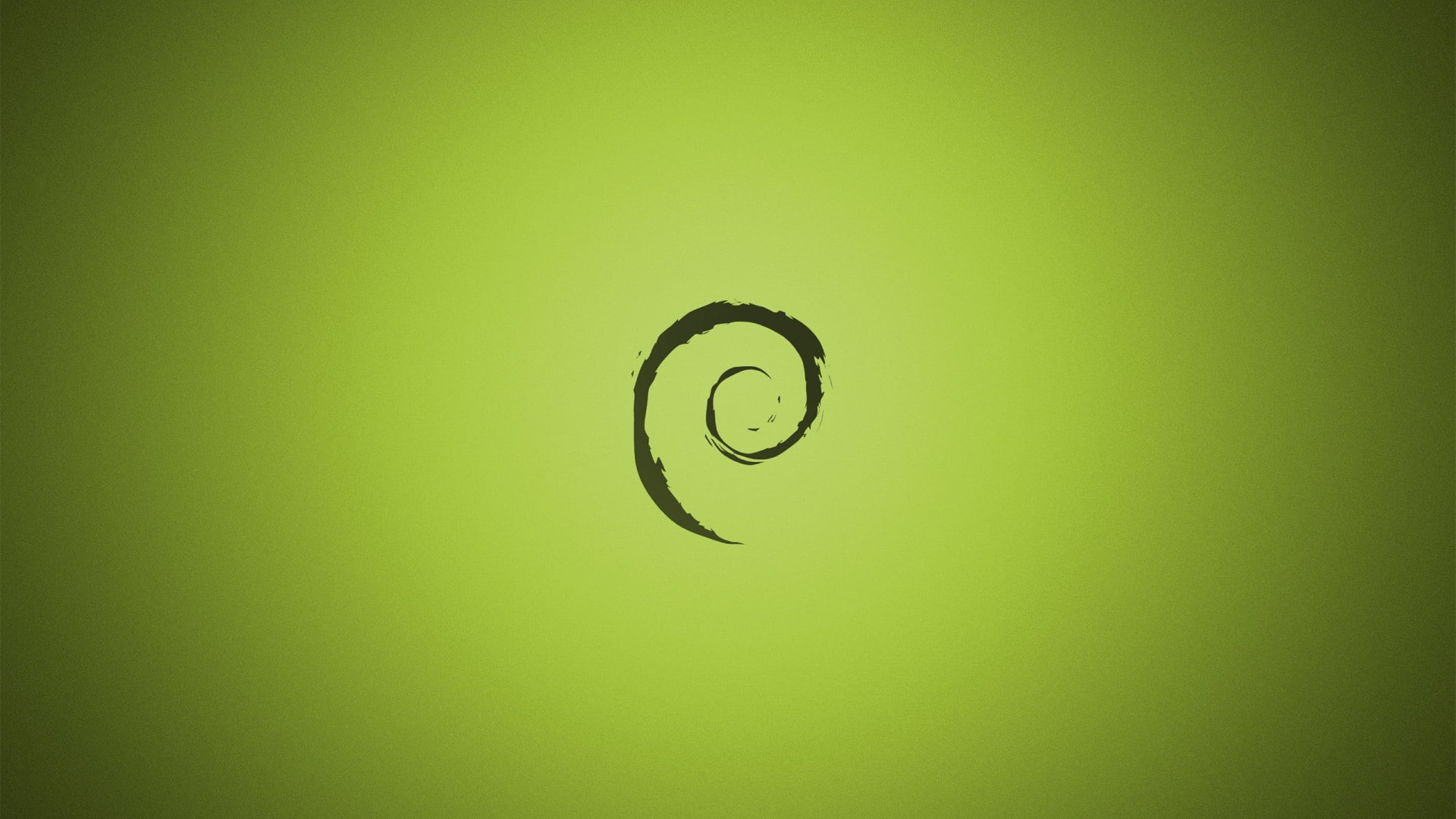 1080P, debian, background, linux, line, green, painting, simple, simple background, black, HD Wallpaper