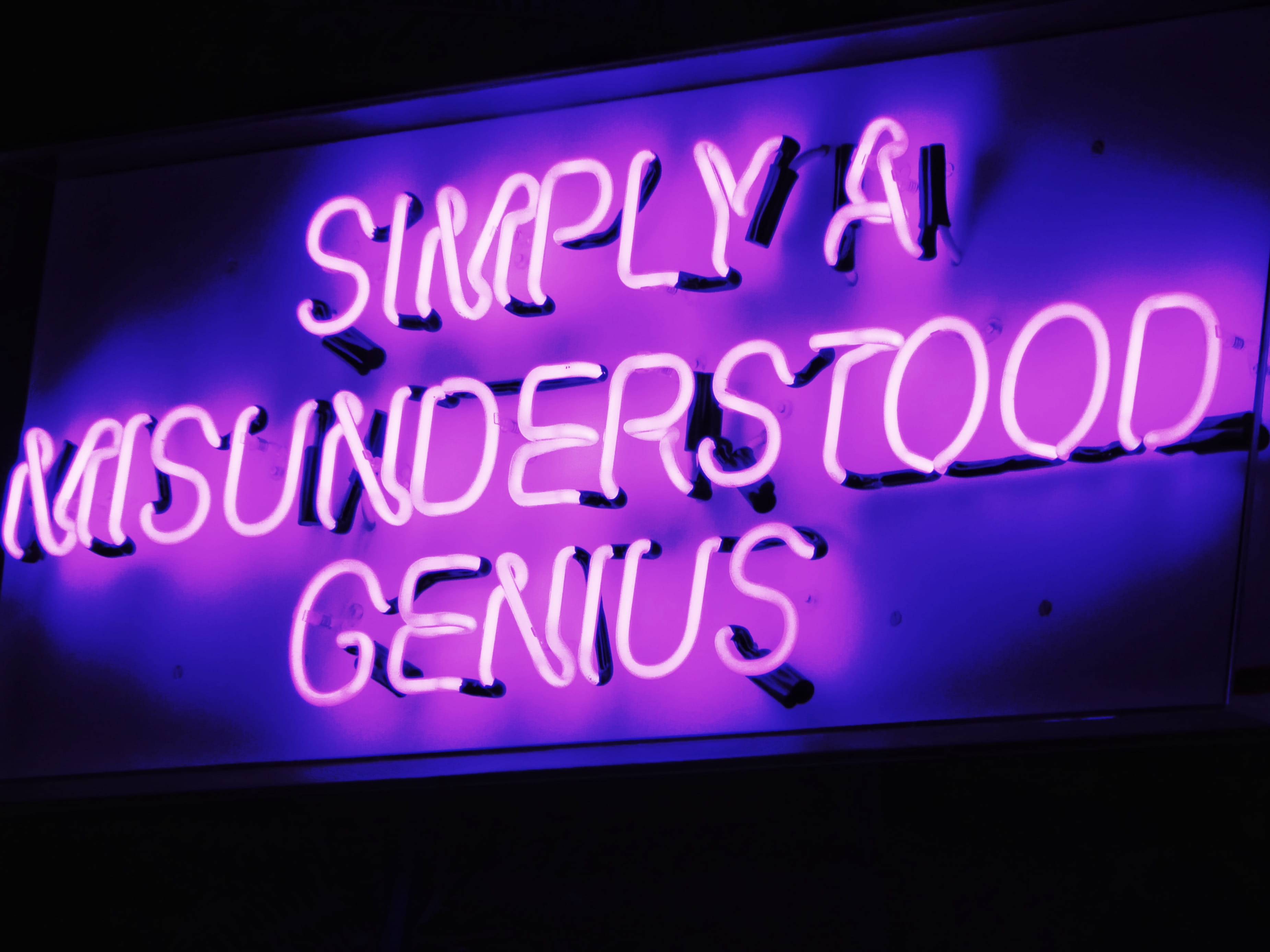 blue, store, monitor, night, illuminated, purple, neon, funny, screen, indoors, western script, message, night club, business, display, united kingdom, HD Wallpaper