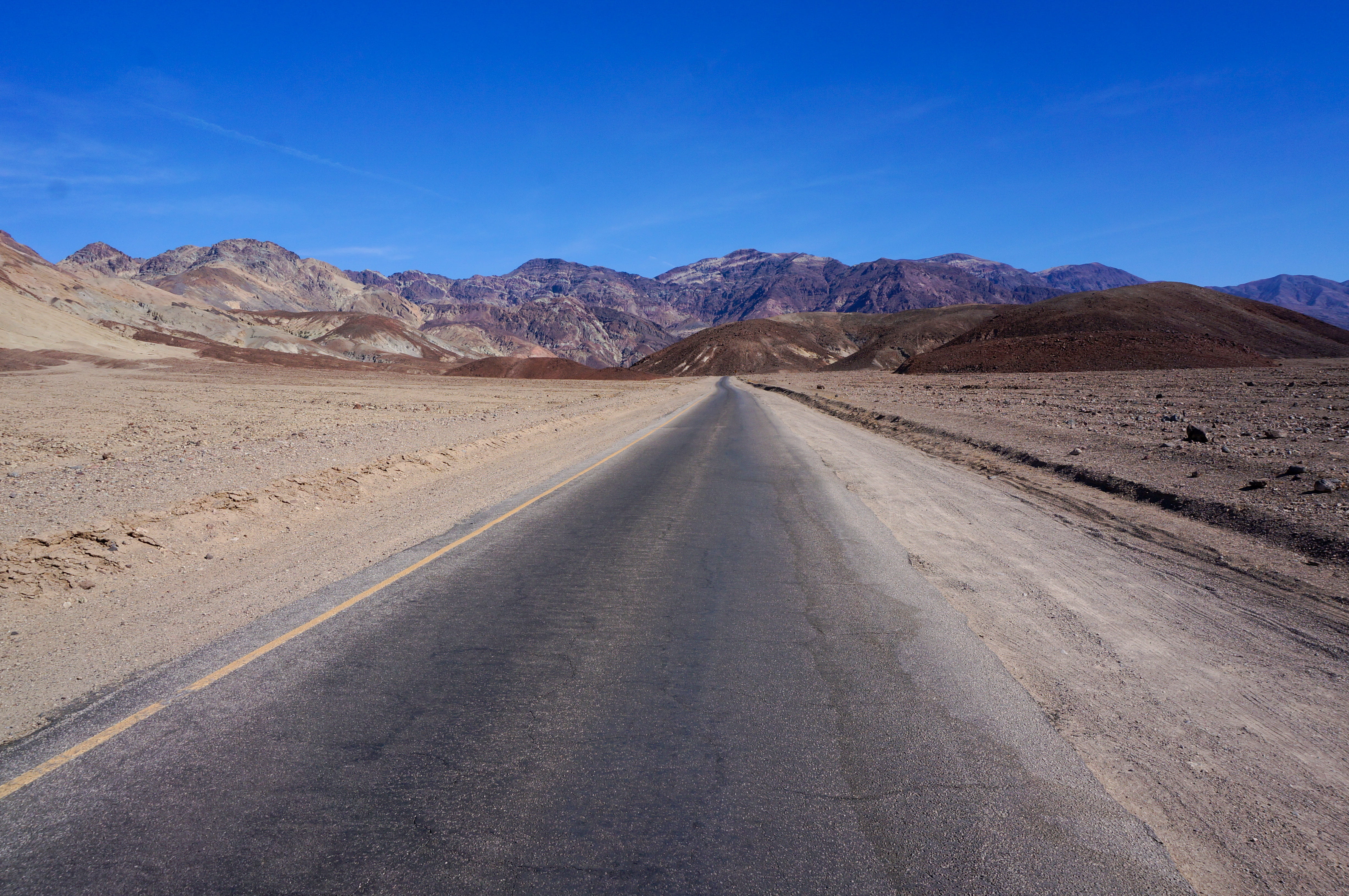 no people, landscape, outdoors, scenics - nature, tranquility, thru, transportation, arid climate, beauty in nature, mud, remote, diminishing perspective, HD Wallpaper