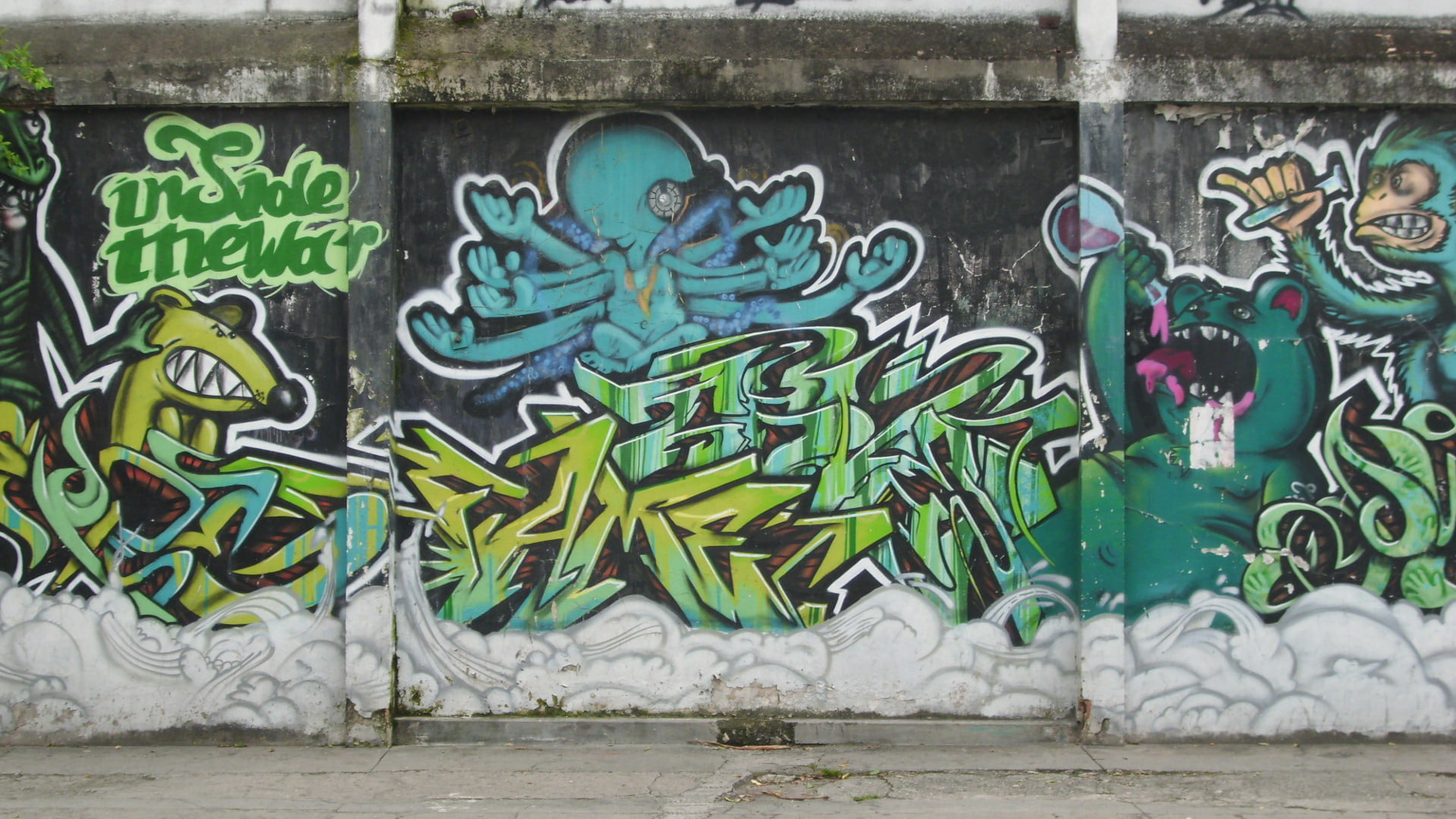 hd, 1080P, digital/artwork, graffiti, HD Wallpaper
