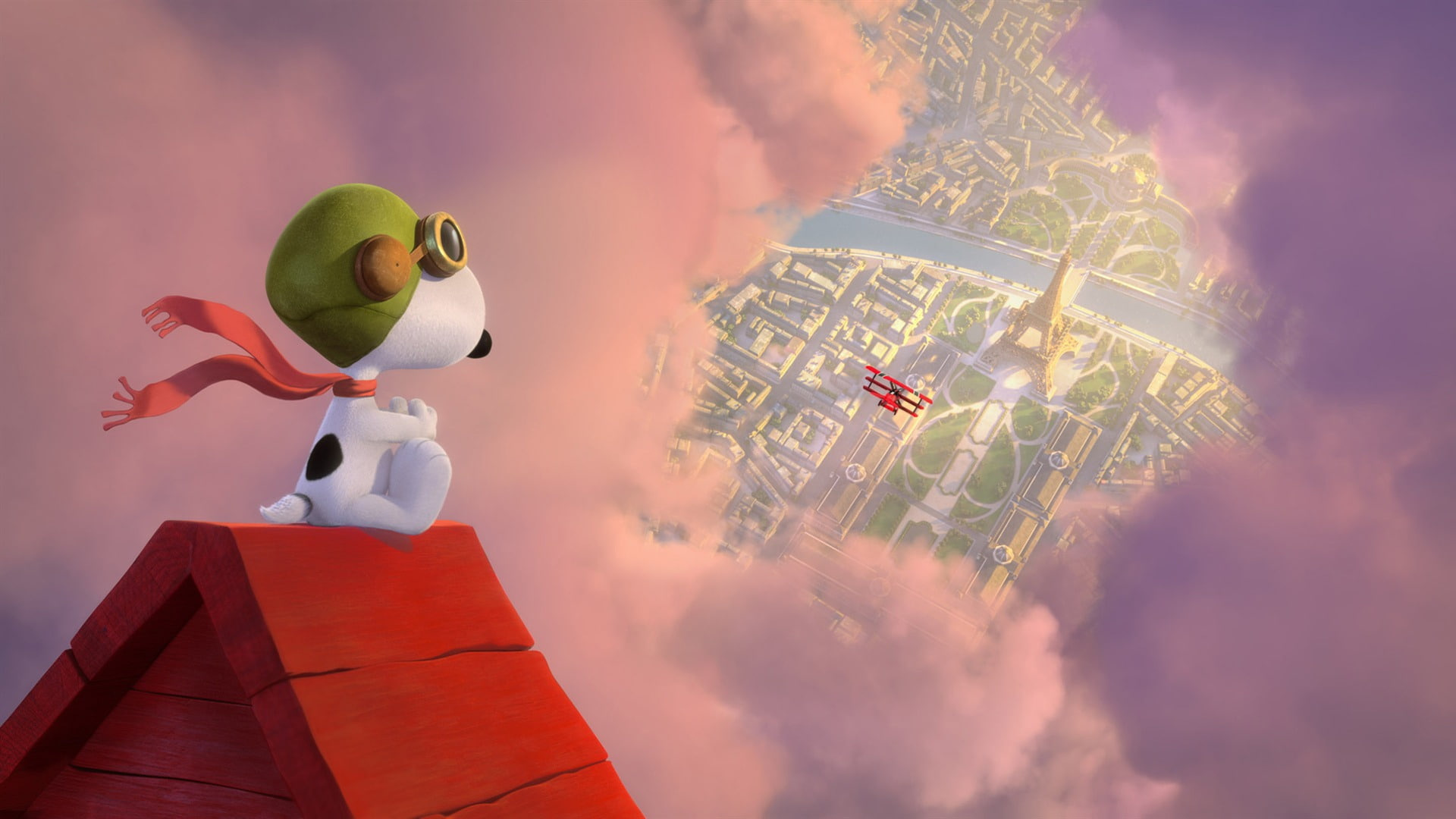 nature, desktop, illustration, peanuts, digital composite, day, business, sitting, snoopy, movie, low angle view, flying, house, city, togetherness, HD Wallpaper
