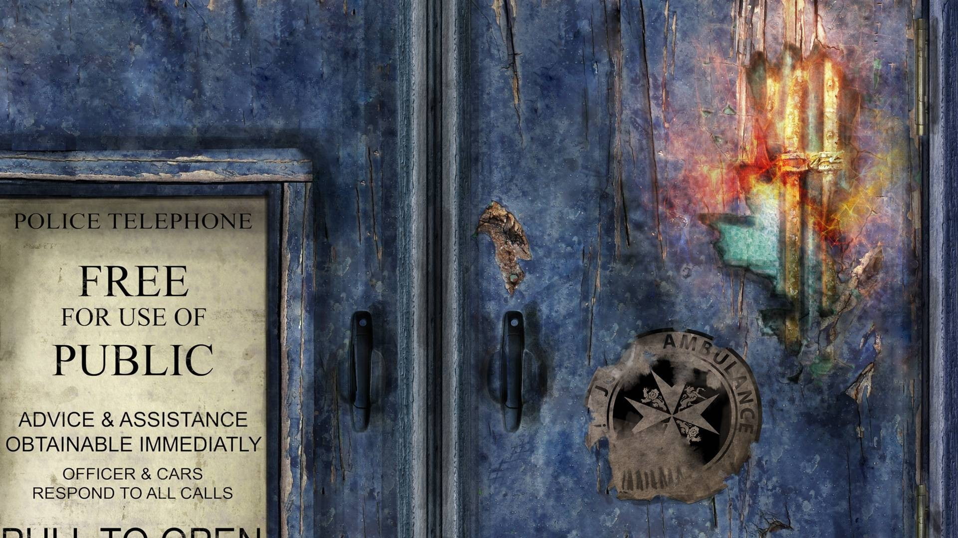 tardis, science fiction, 1080P, doctor who, science, fiction, doctor, texture, HD Wallpaper