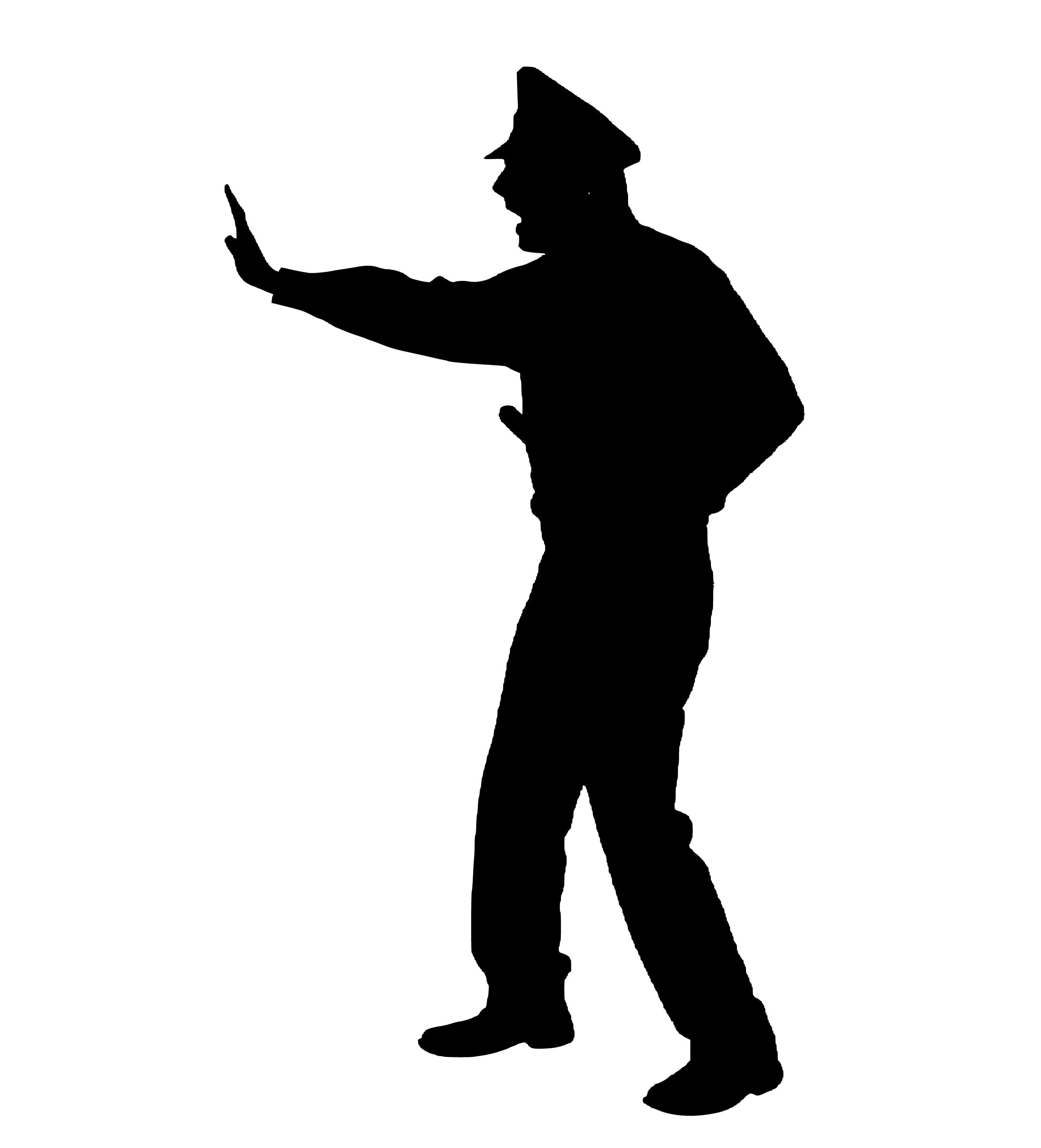 men, warning, protection, security, unrecognizable person, hat, studio shot, policeman, stop, lifestyles, one person, adult, silhouette, standing, leisure activity, Phone HD Wallpaper