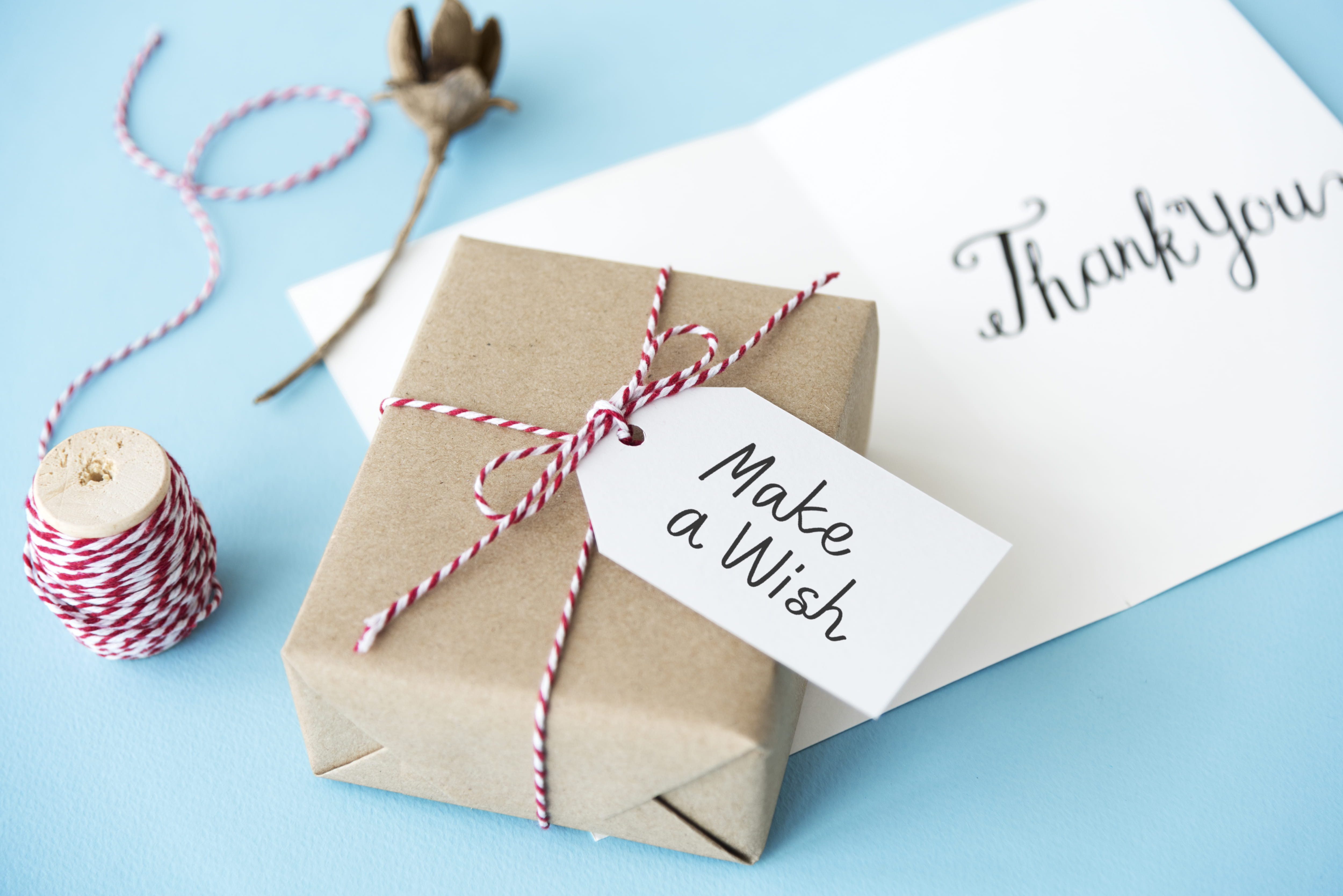 brown, box, text, decoration, inspiring, gift, christmas ornament, bow, box - container, container, blue background, indoors, greeting, colorful, design, HD Wallpaper