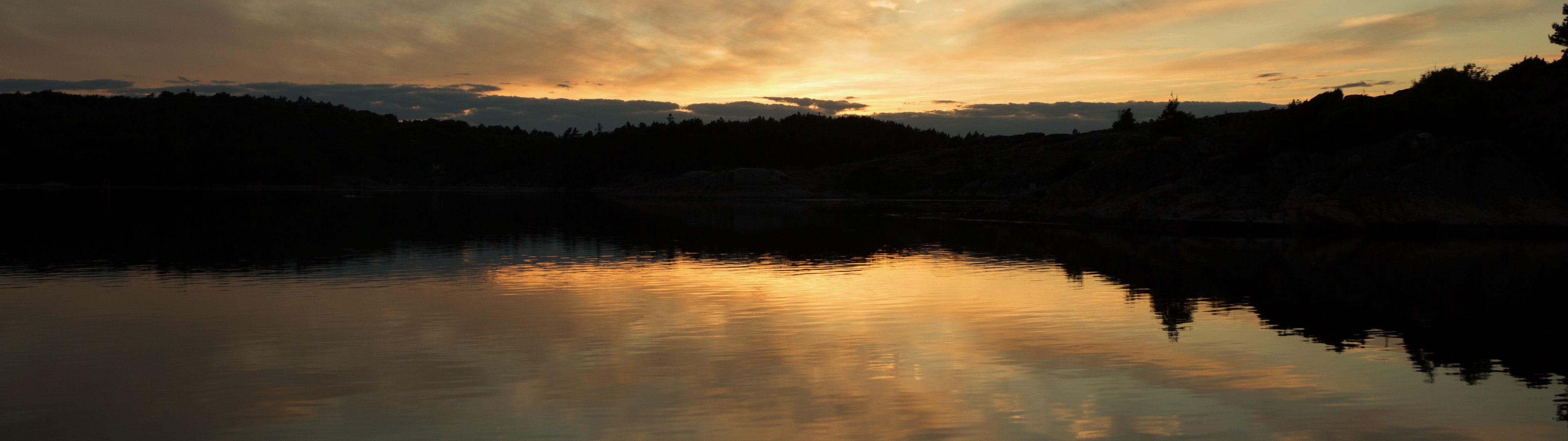 nature, reflection lake, tranquil scene, water, tranquility, sunset, twilight, multiple display, lake, non-urban scene, dual monitors, sky, tree, no people, HD Wallpaper