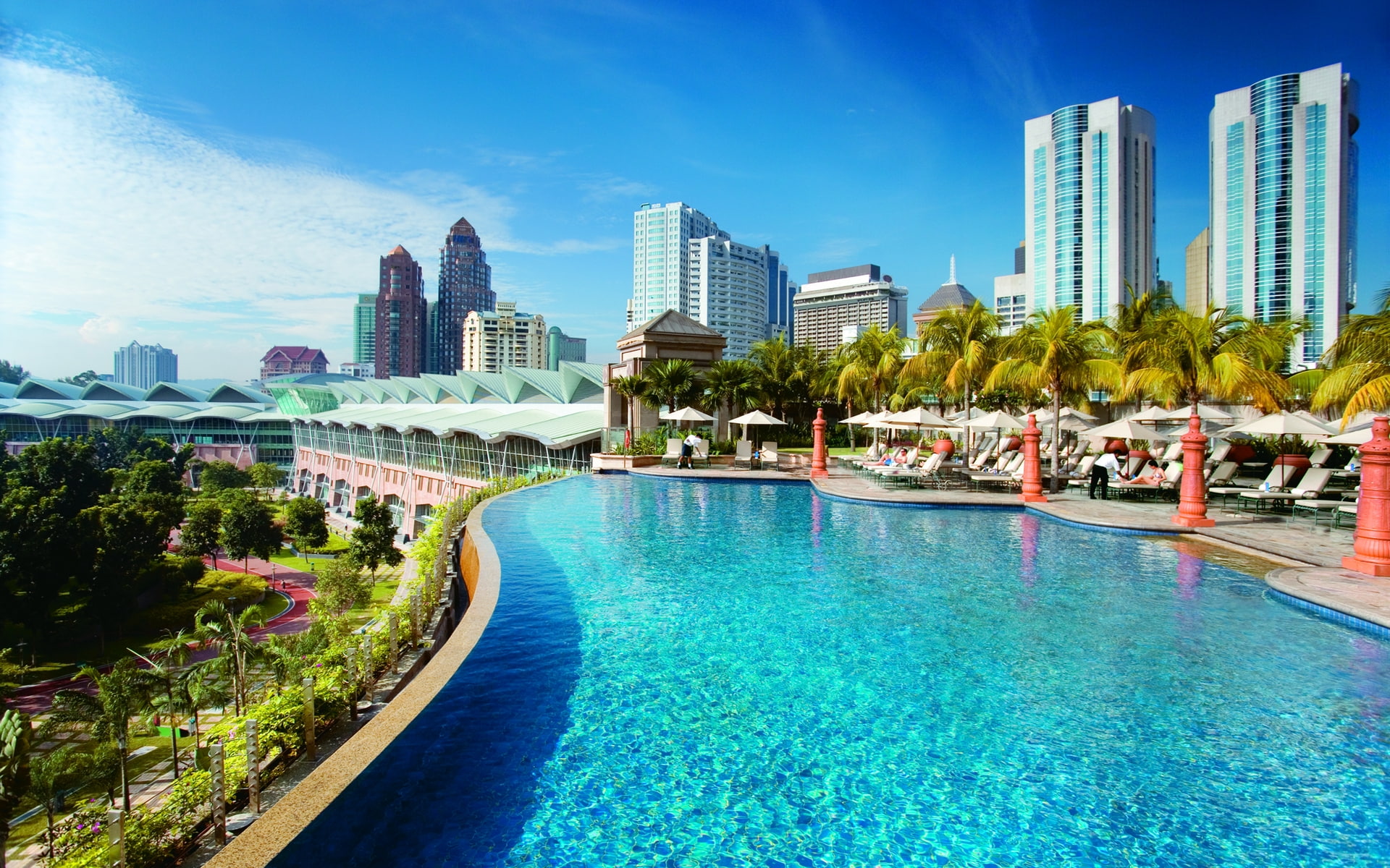 view, malaysia, 1080P, lumpur, kuala, city, town, HD Wallpaper