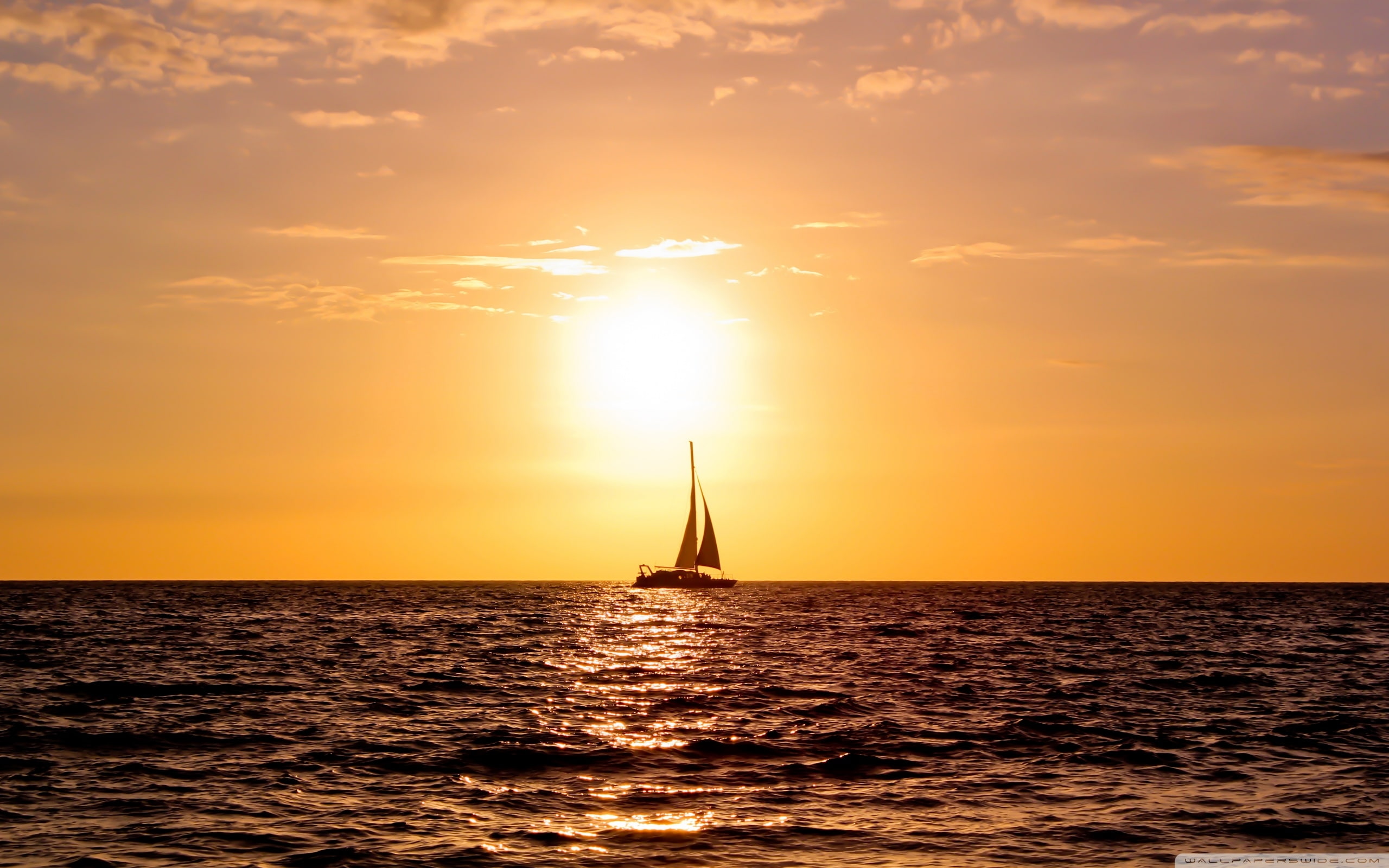  sunset, big, island, 2K, HD Wallpaper