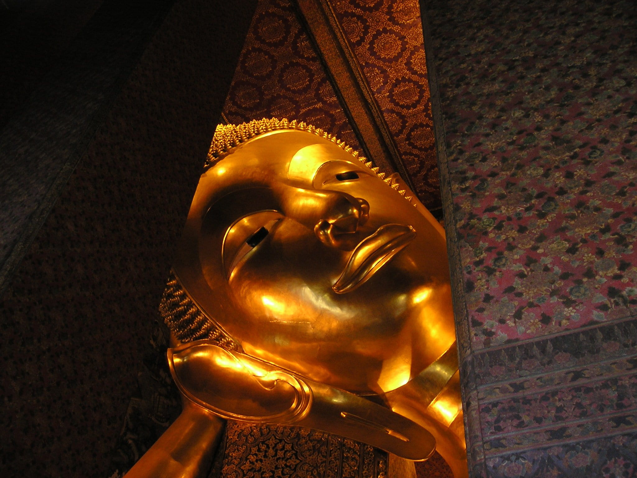 no people, statue, thailand, asia, Gold, large, golden, building, so, 1080P, idol, representation, spirituality, gautama, place of worship, art and craft, HD Wallpaper