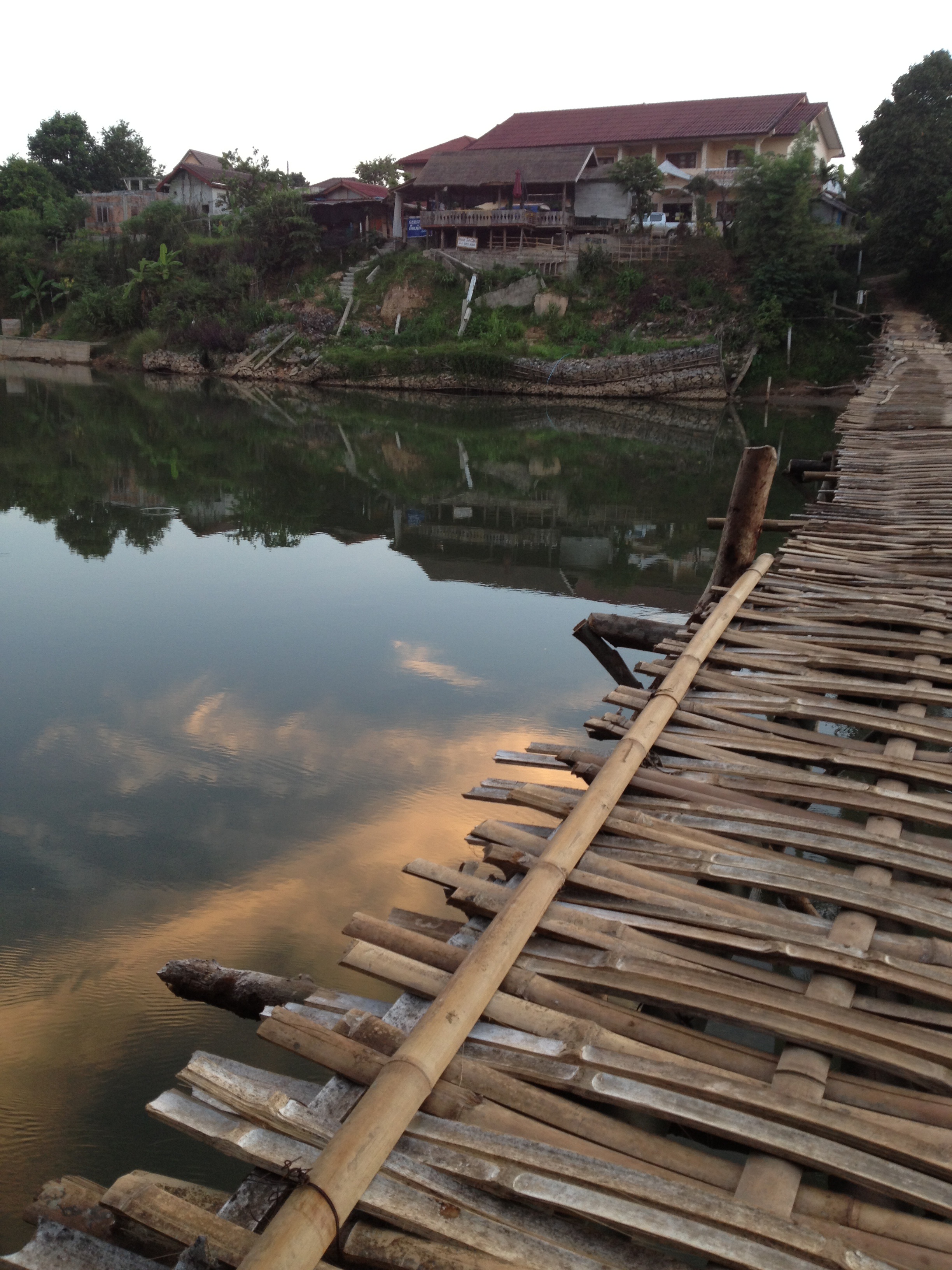 architecture, day, tourism, travel, laos, vieng, reflect, plant, sky, outdoors, cloud, building exterior, landscape, nature, beauty in nature, tree, built structure, Phone HD Wallpaper