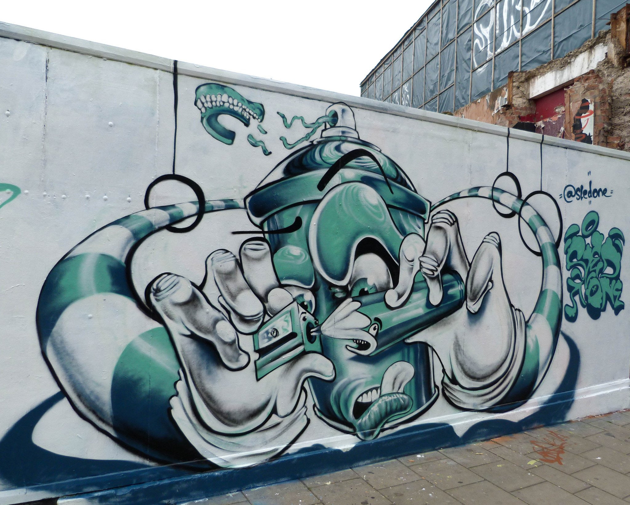 psychedelic, wall, tag, art, peinture, paint, 1080P, color, rue, urban, graffiti, HD Wallpaper