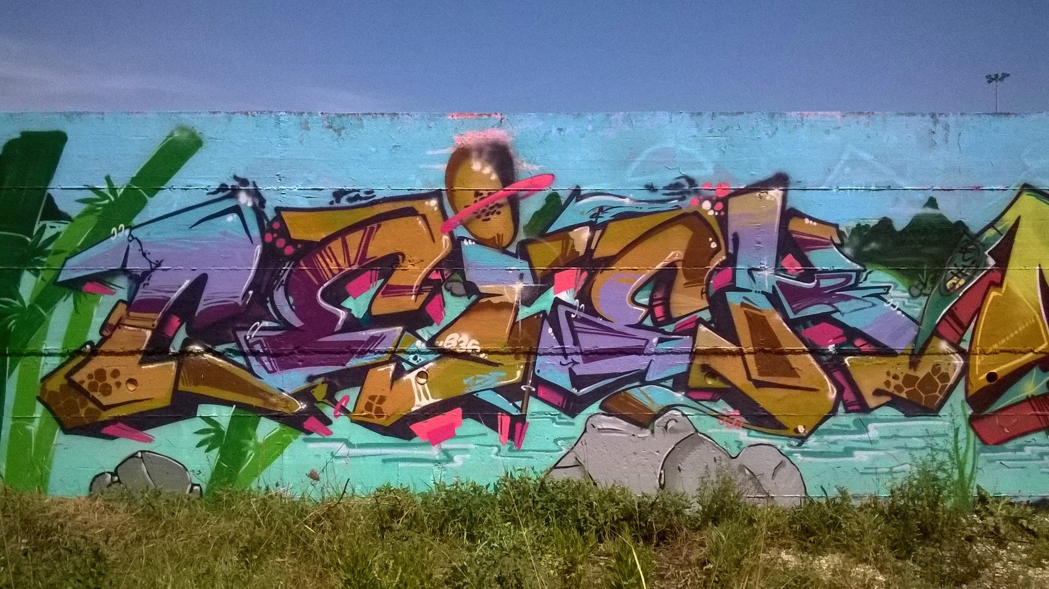 peinture, graffiti, rue, 1080P, art, paint, psychedelic, urban, tag, wall, color, HD Wallpaper