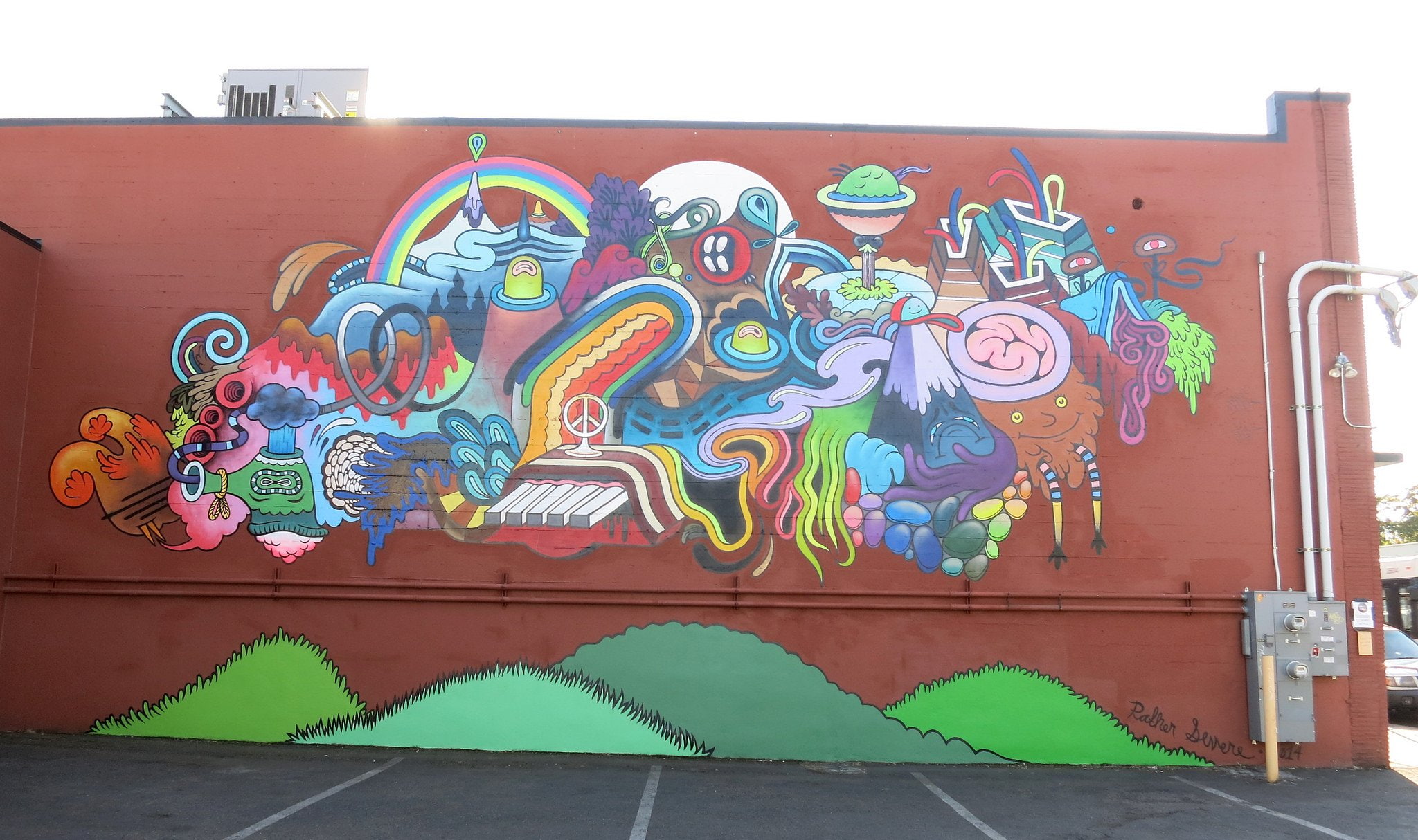 peinture, paint, tag, graffiti, wall, color, 1080P, rue, psychedelic, urban, art, HD Wallpaper