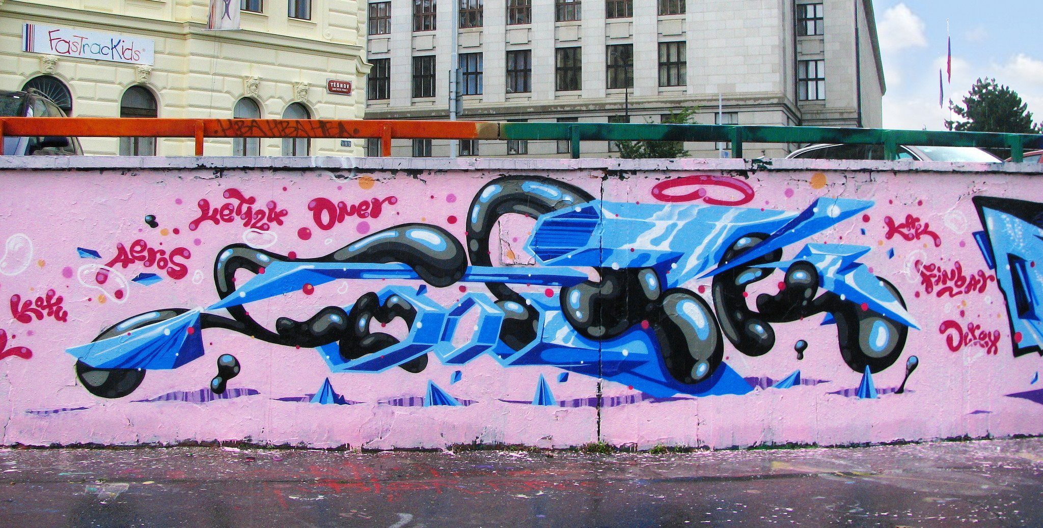 peinture, art, psychedelic, 1080P, wall, color, urban, paint, tag, graffiti, rue, HD Wallpaper