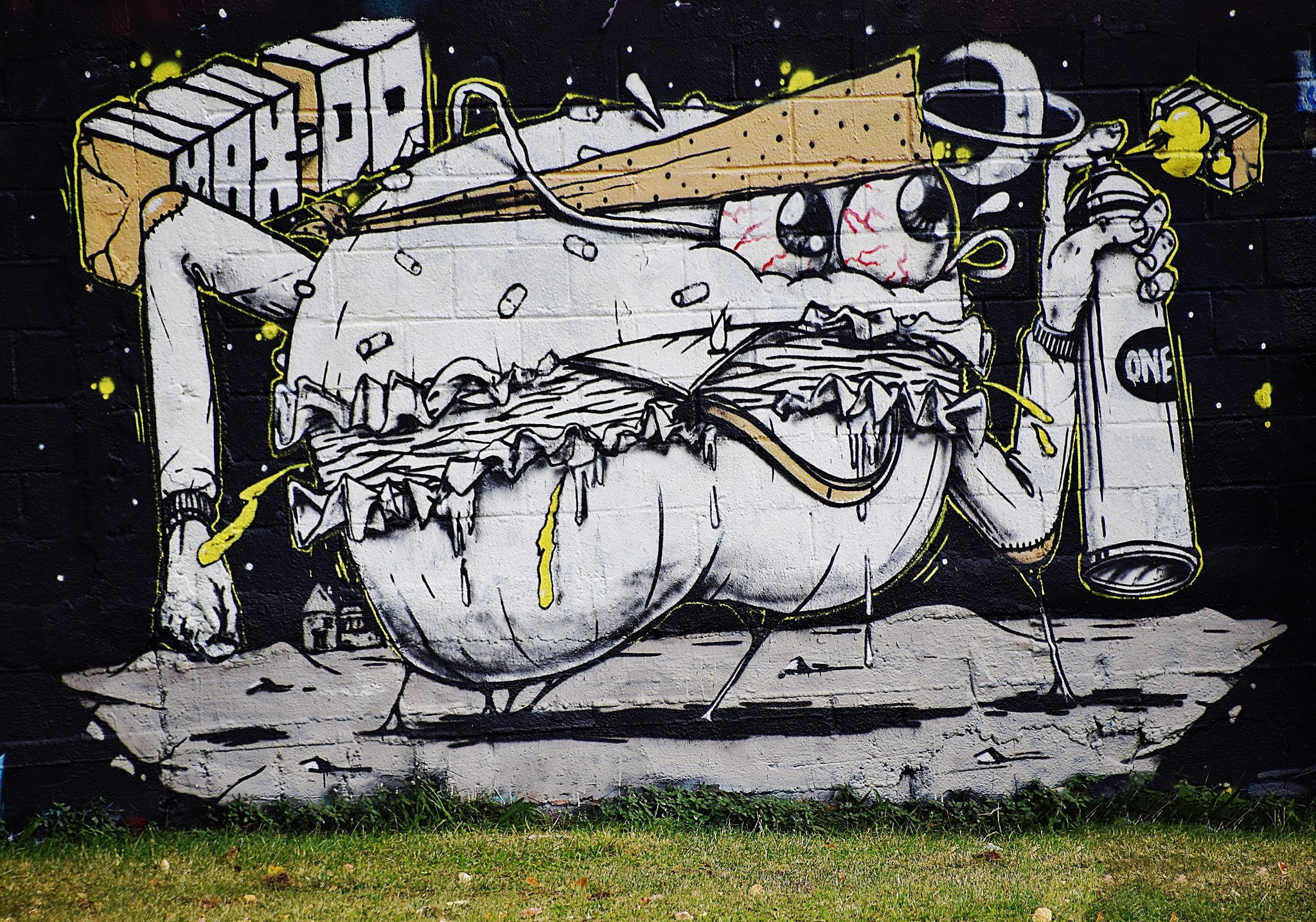 urban, paint, color, graffiti, art, tag, psychedelic, rue, peinture, 1080P, wall, HD Wallpaper