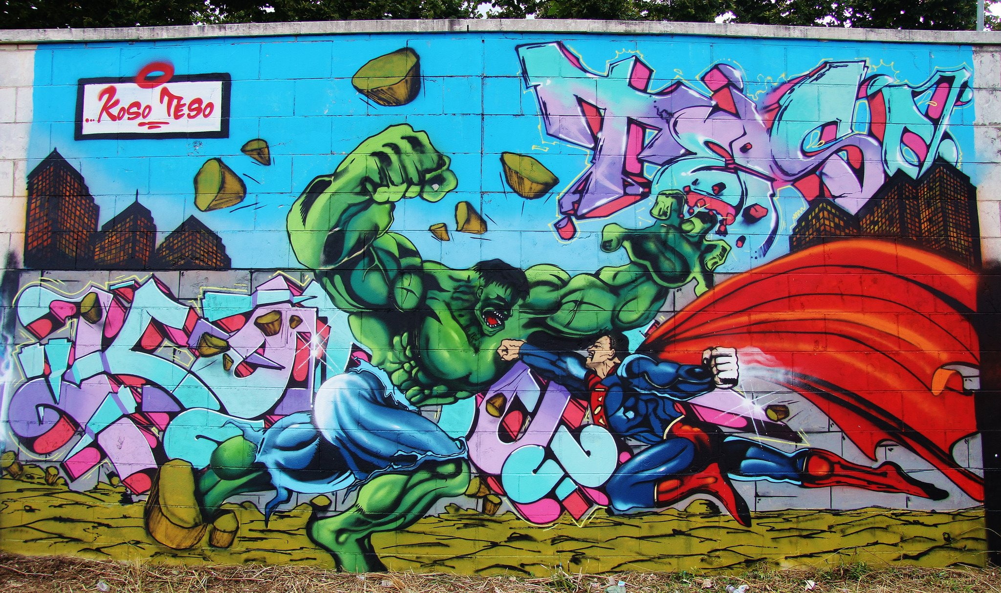paint, color, peinture, graffiti, rue, psychedelic, art, urban, tag, wall, 1080P, HD Wallpaper
