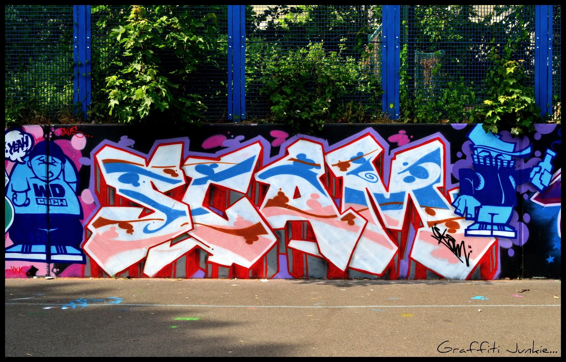 art, color, 1080P, paint, tag, rue, psychedelic, peinture, wall, urban, graffiti, HD Wallpaper