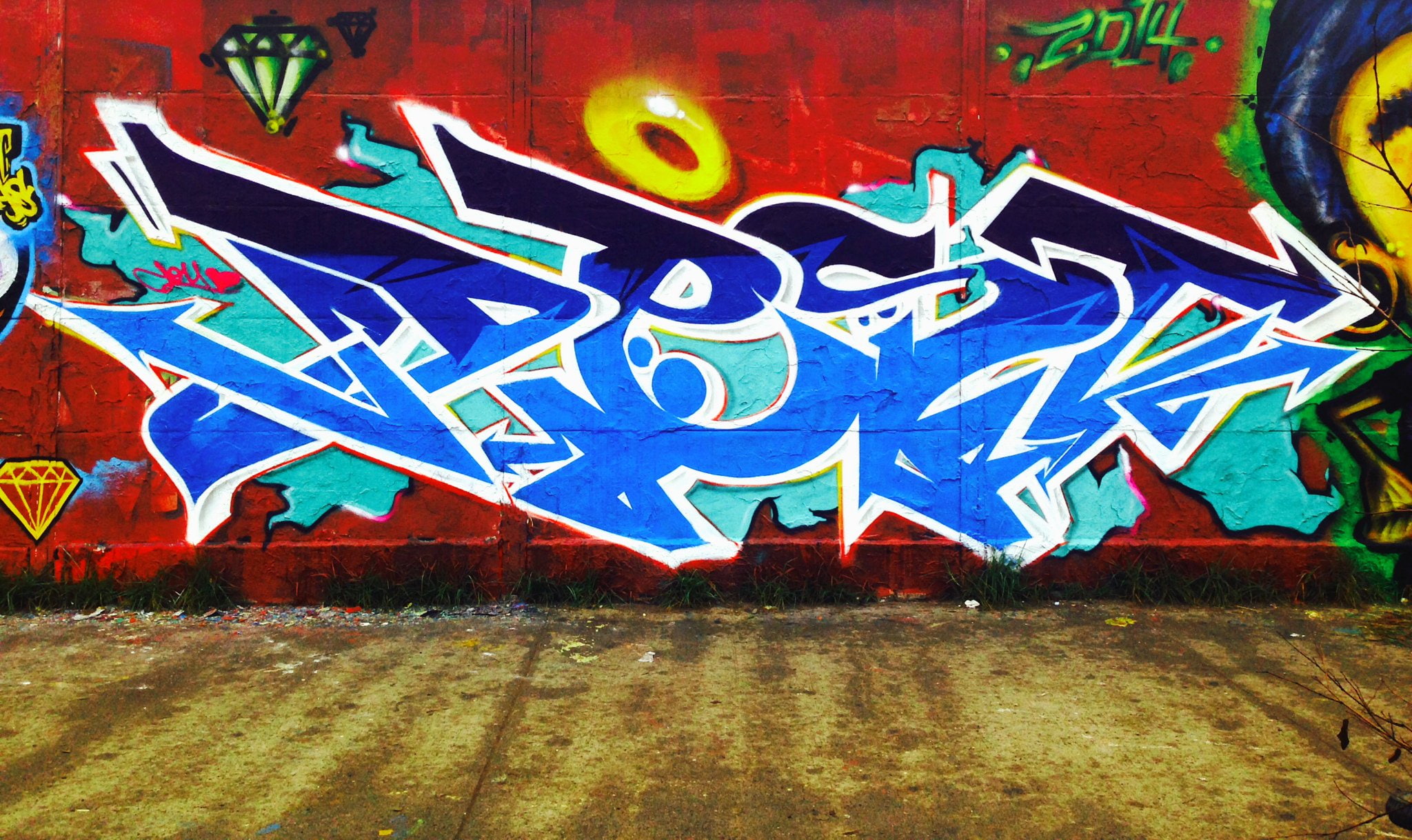 tag, psychedelic, peinture, wall, rue, art, graffiti, paint, urban, 1080P, color, HD Wallpaper