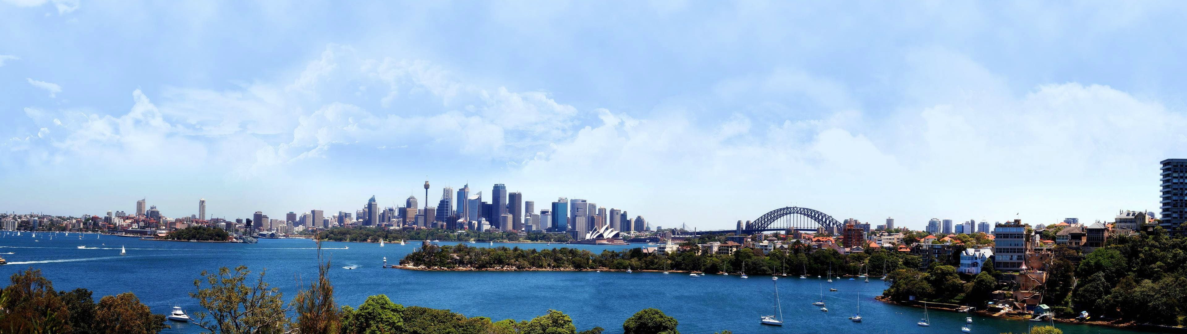 4K, panoramic, owdlarrd, 3840x1080, HD Wallpaper