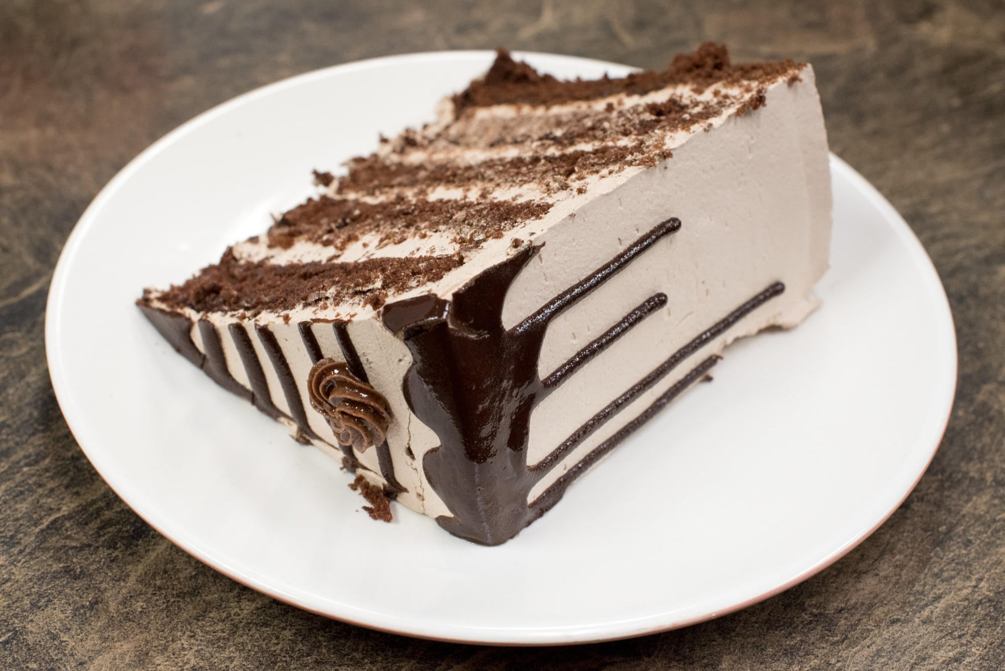 sweet food, indulgence, baked, vanilla ice cream, cake, slice, temptation, ready-to-eat, slice of cake, no people, still life, freshness, chocolate, fork, HD Wallpaper