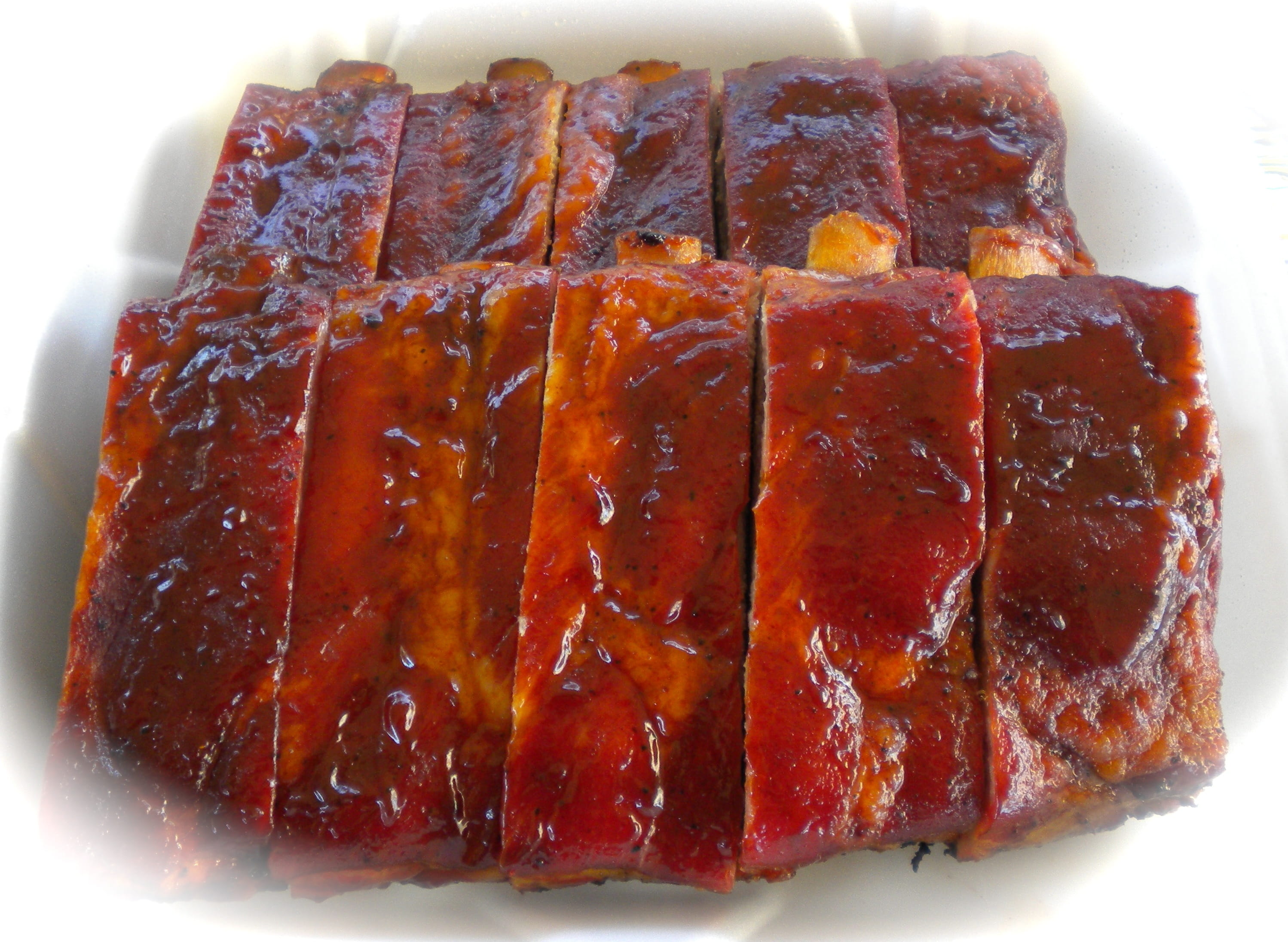 dinner, tasty, red, juicy, sweet food, close-up, indoors, Food, cuisine, ribs, bbq, cooked, healthy eating, spare, bone, Pork Ribs, grilled, 2K, hot, Barbecue, HD Wallpaper
