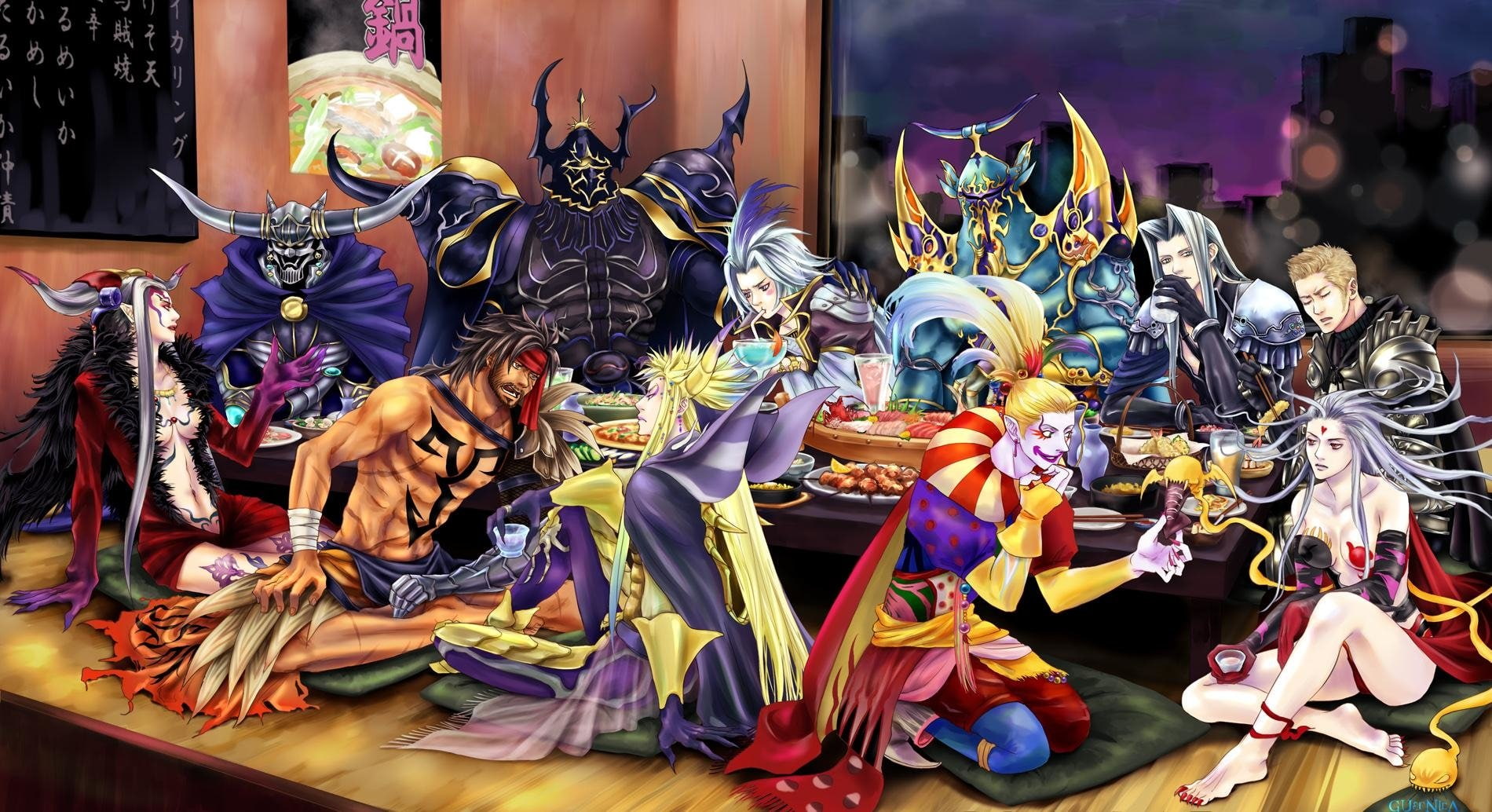 Dissidia: Final Fantasy, Garland (Final Fantasy), Kuja (Final Fantasy), Exdeath (Final Fantasy), 720P, The Emperor (Final Fantasy), Ultimecia (Final Fantasy), HD Wallpaper