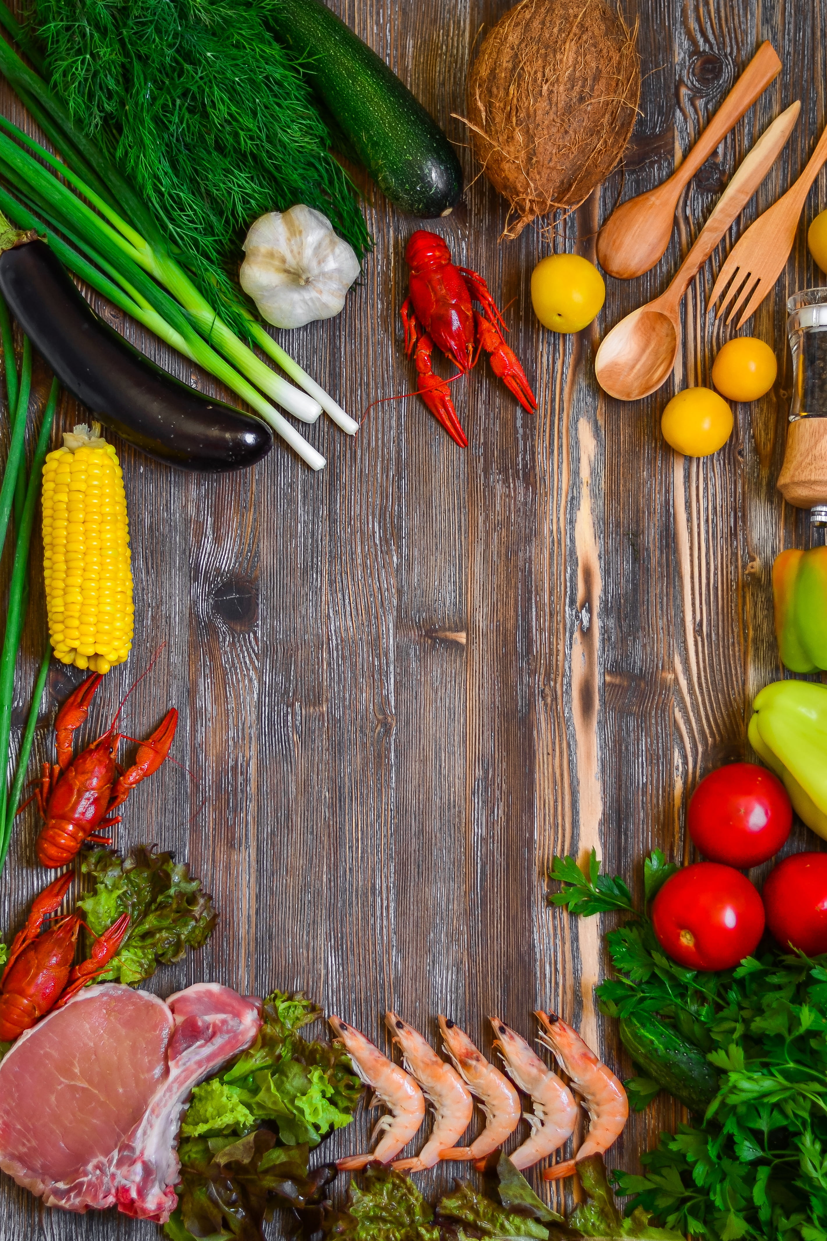 products, no people, herb, fruit, background, photo, freshness, root vegetable, diet, carrot, frame, cooking, tomato, tree, asparagus, variation, pepper, Phone HD Wallpaper