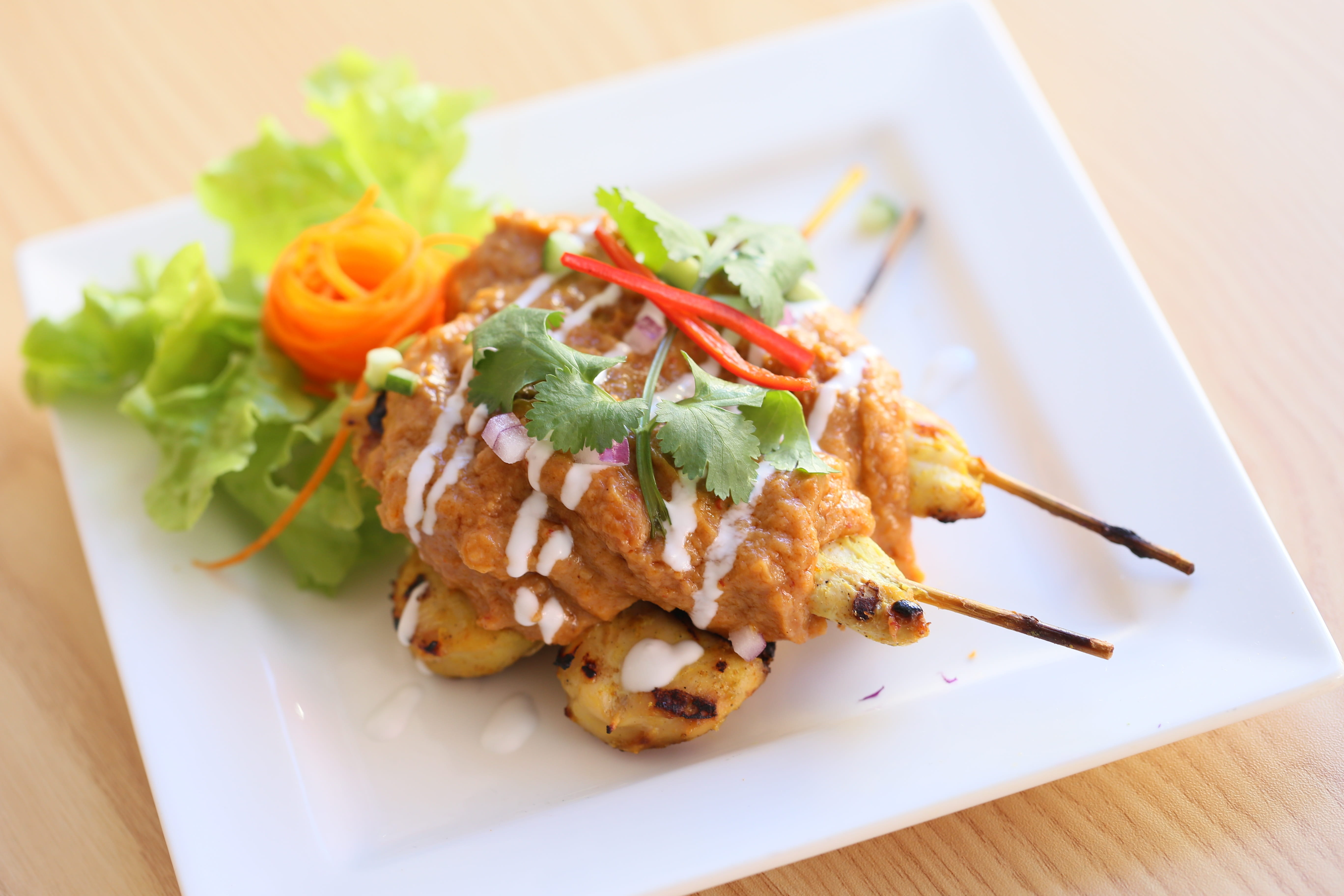 skewer, eating utensil, indulgence, snack, garnish, vegetable, ready-to-eat, food and drink, freshness, focus on foreground, temptation, table, 5K, serving size, HD Wallpaper