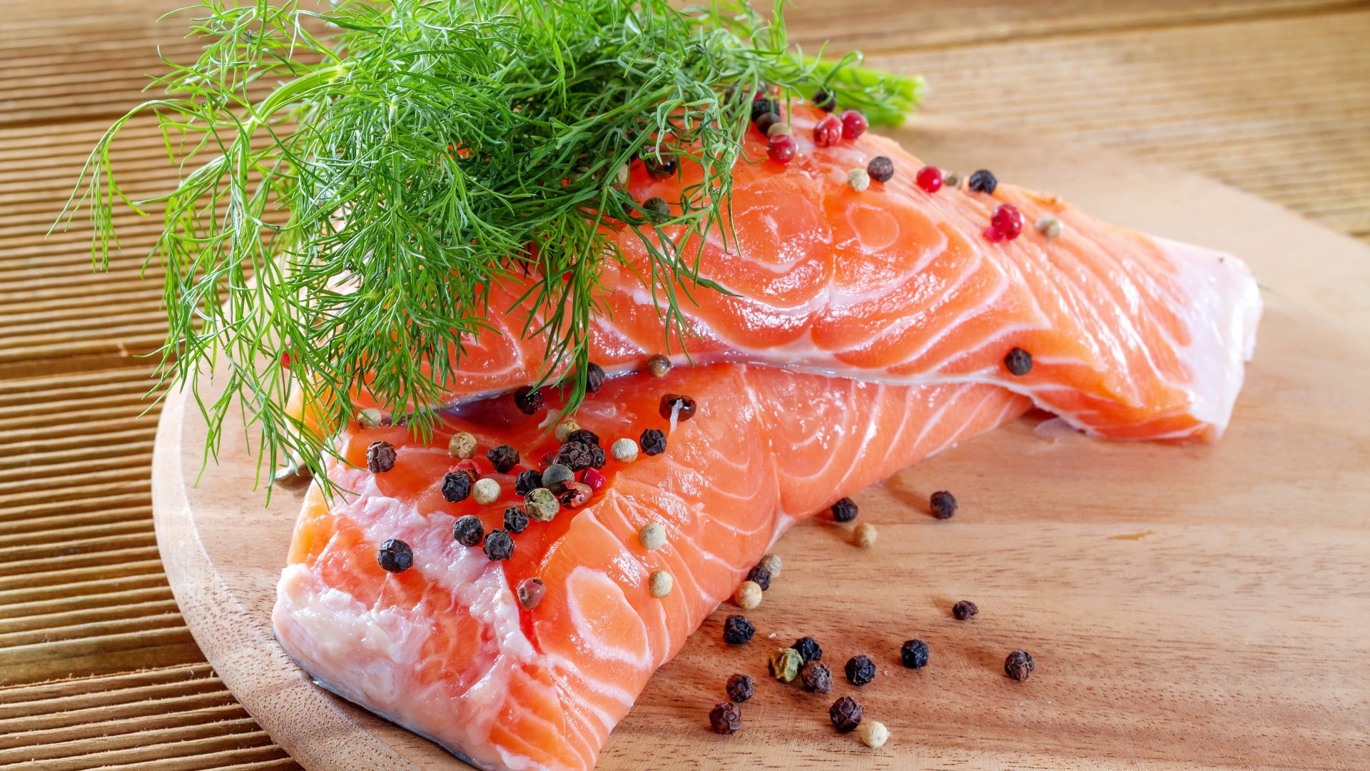 1080P, fish, spices, dill, red, HD Wallpaper