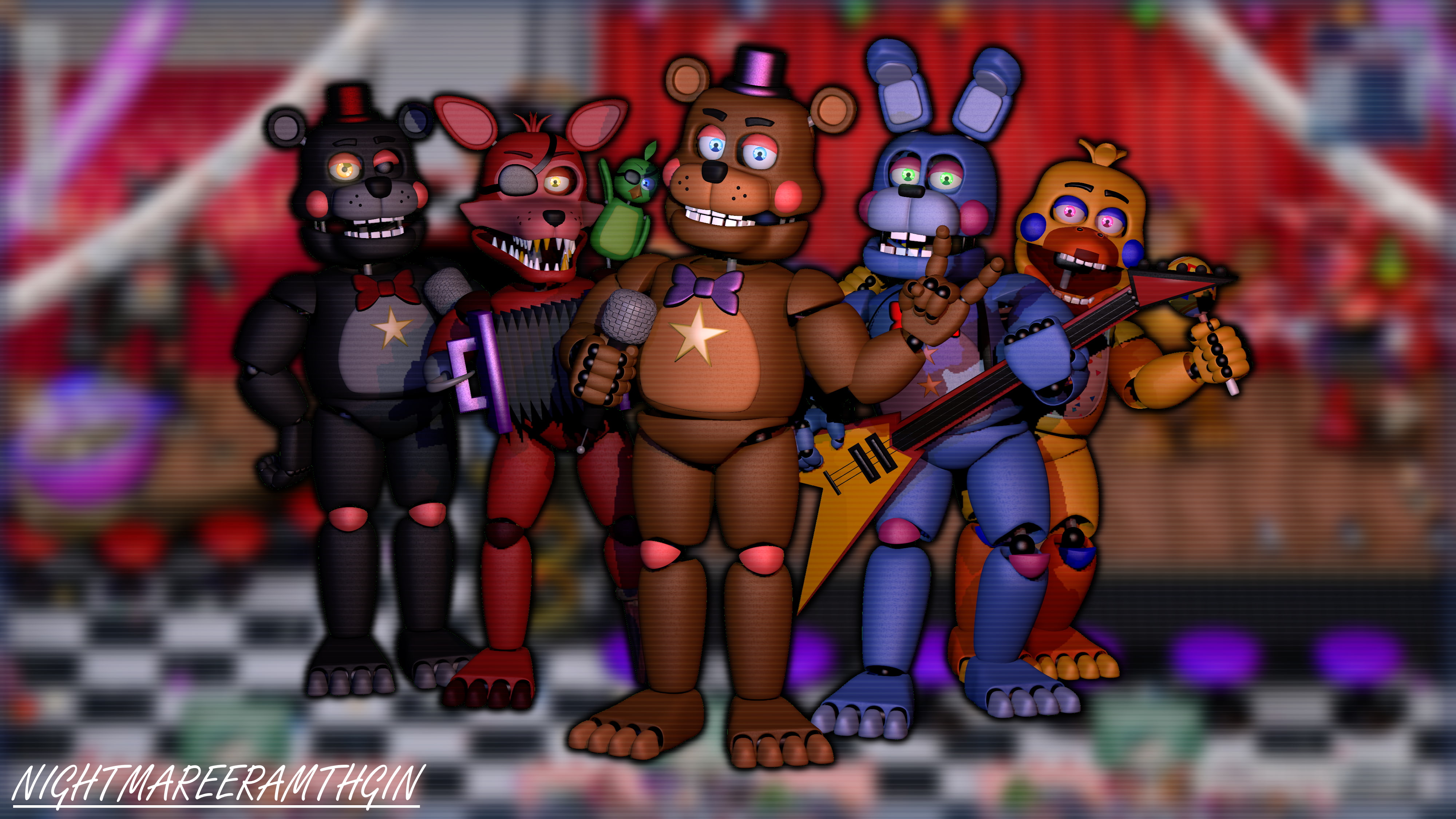 Five Nights at Freddys, Freddy Fazbears Pizzeria Simulator, 4K, HD Wallpaper