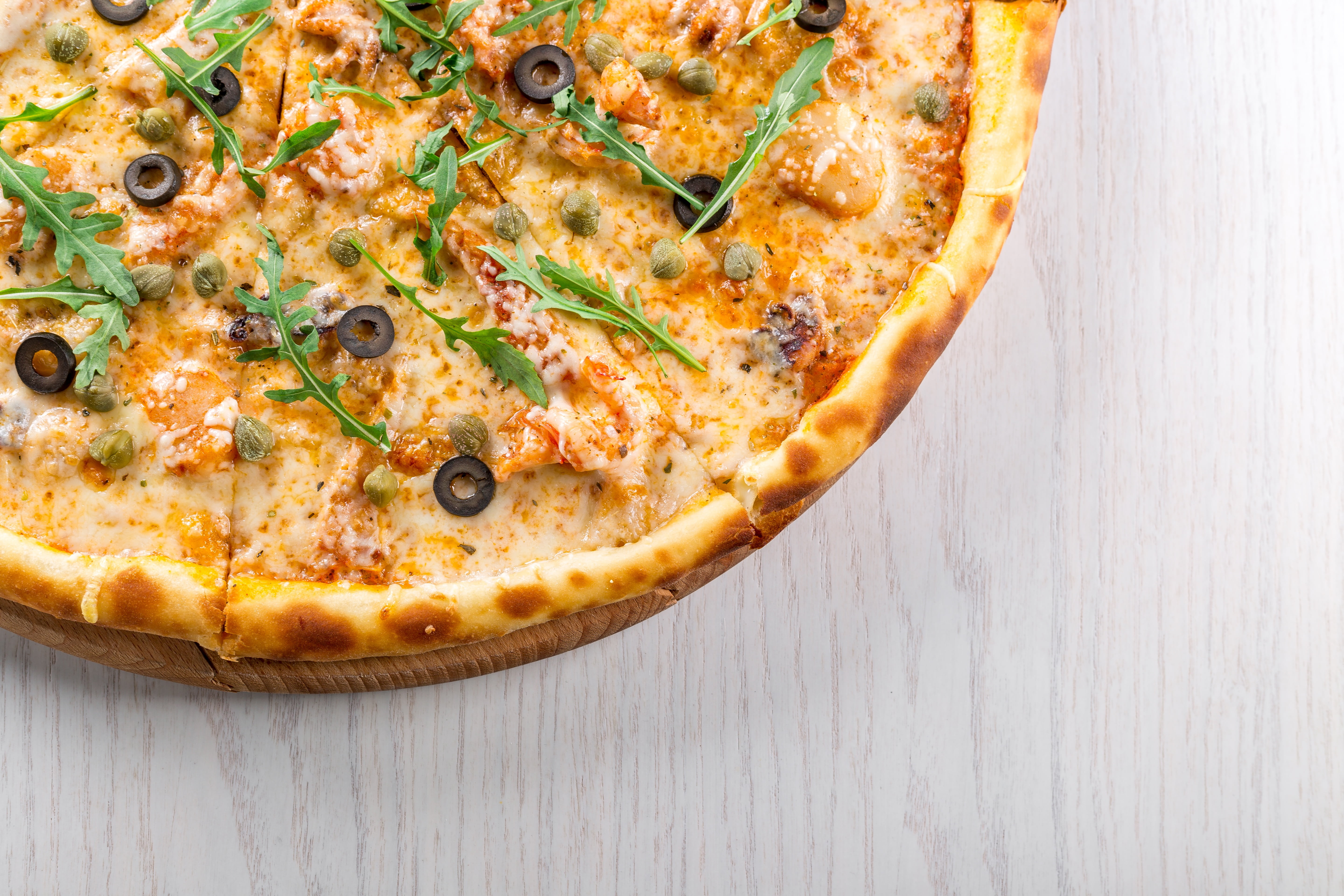 gastronomy, gray, cheese, business-lunch, ready-to-eat, background, board, pizza, dairy product, still life, 5K, fast food, nutrition, wooden, appetizing, HD Wallpaper