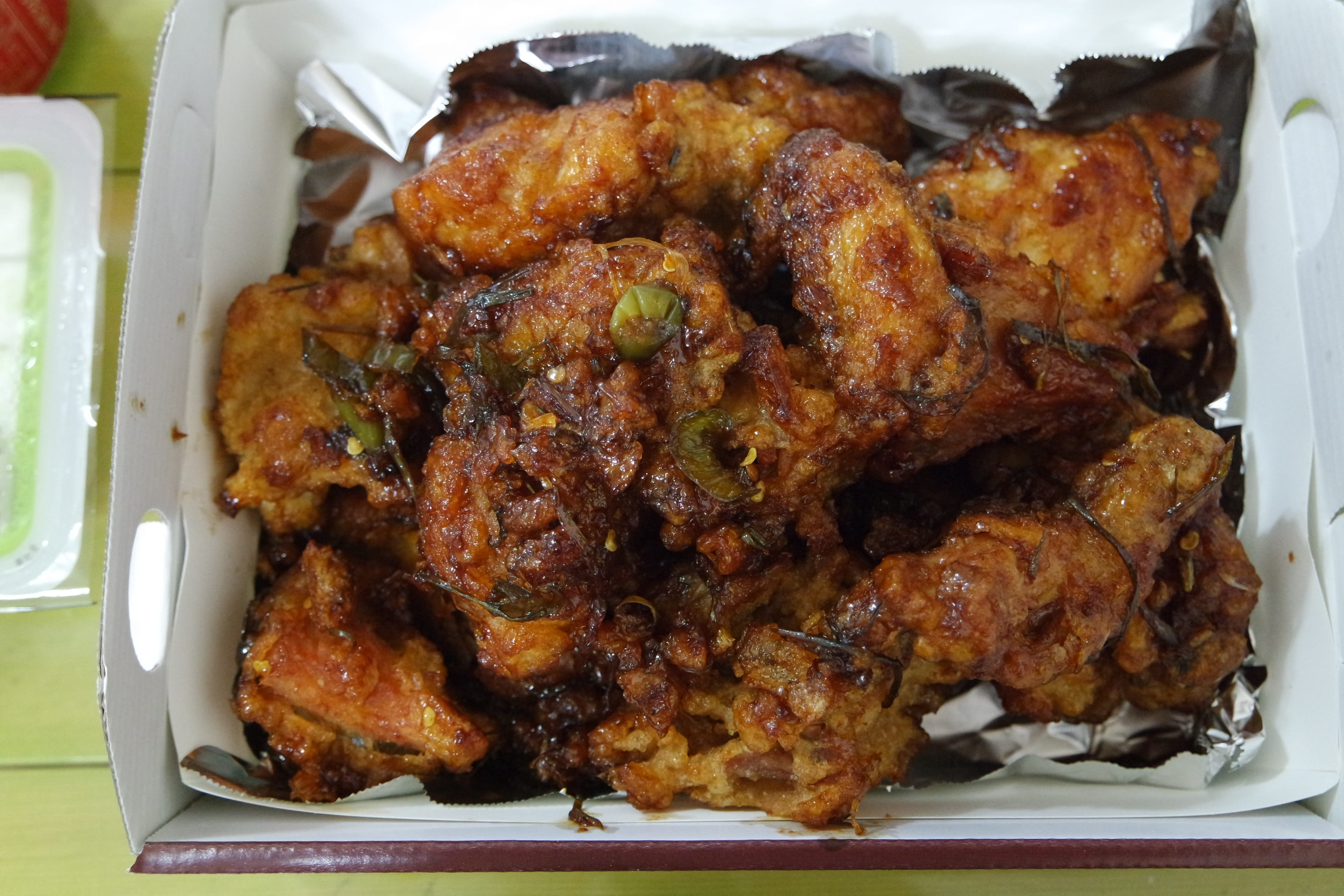 chicken korea, photo, red, delicious, roasted, fried chicken, indoors, temptation, food, serving size, freshness, ready-to-eat, snack, seasoning, food and drink, HD Wallpaper