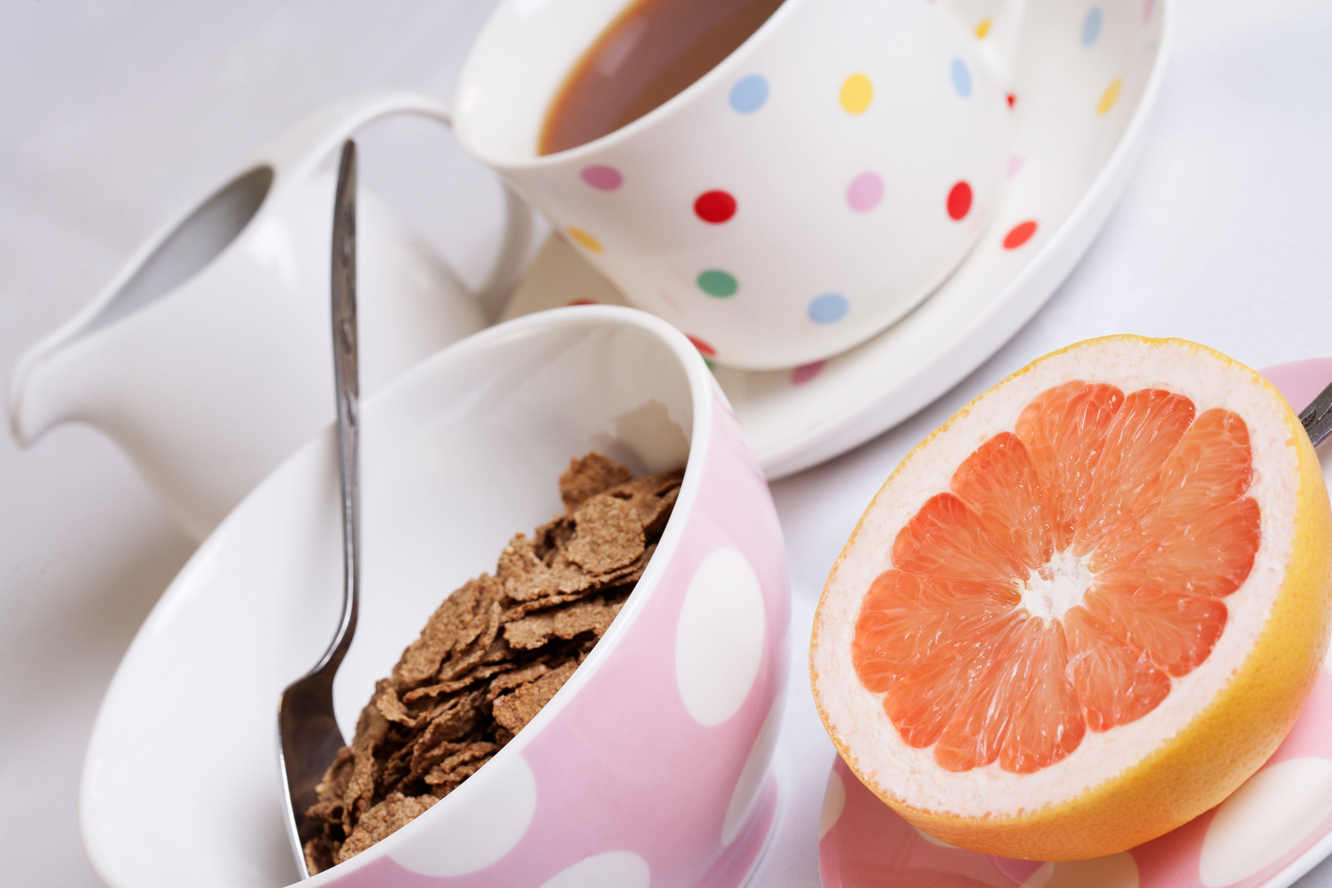 lifestyle, diet, 4K, meal, first, natural, drink, dish, beside, sweet food, stainless, freshness, superfood, cereal, morning, day, flakes, cup, studio shot, HD Wallpaper