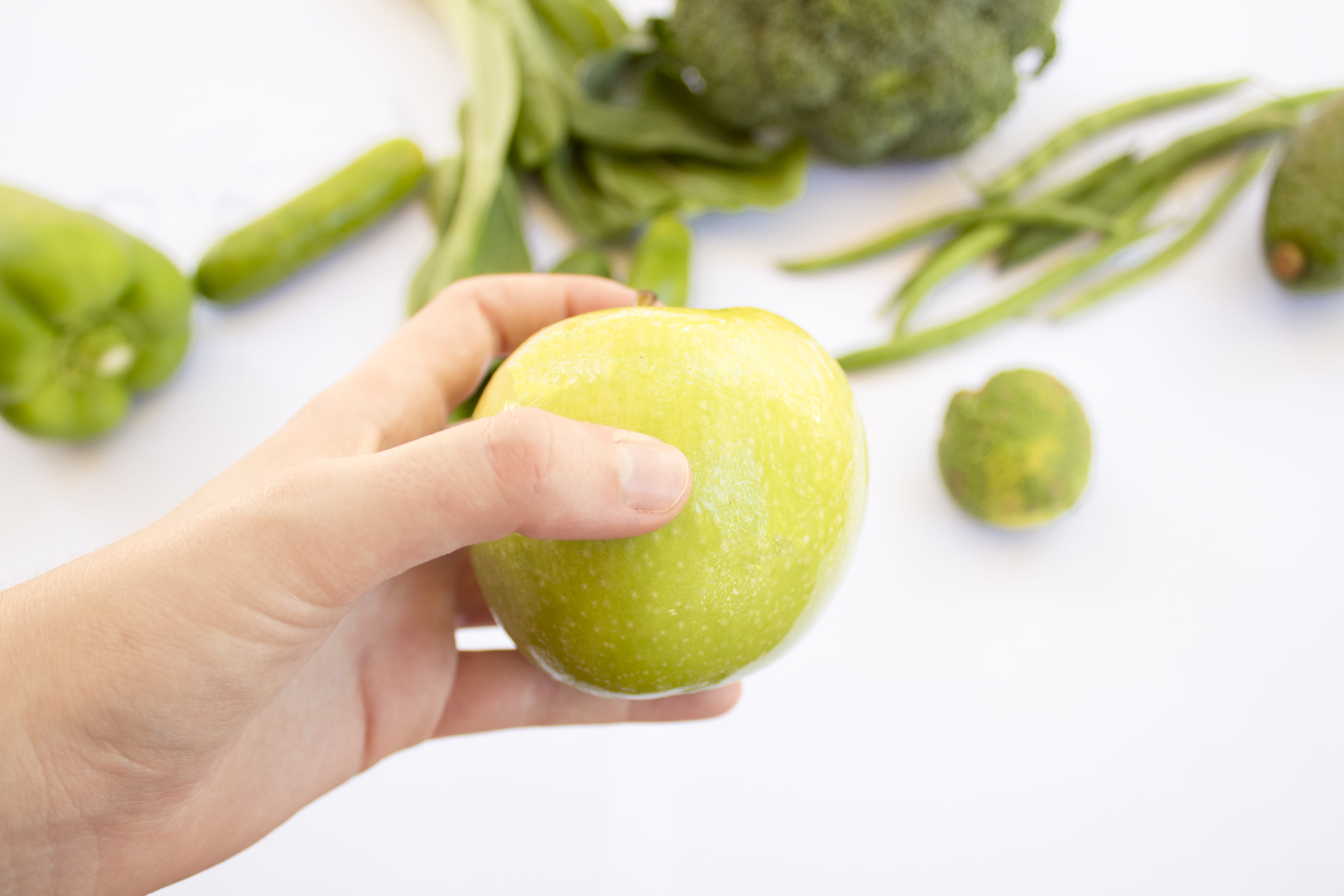 flora, human hand, fruit, vegetables, hold, person, lifestyles, 5K, freshness, holding, s, ripe, food, one person, human body part, green color, green, HD Wallpaper