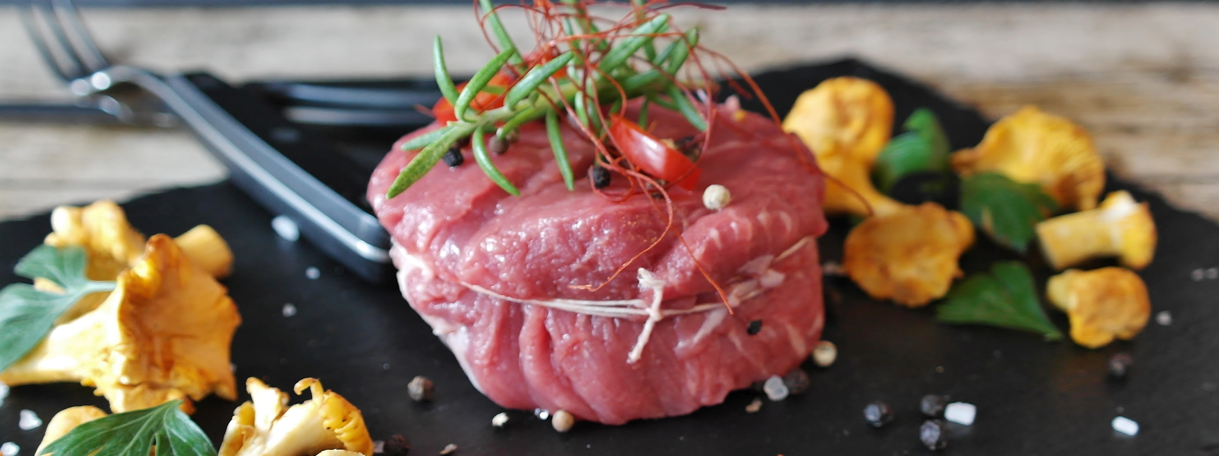 raw, cook, freshness, spices kitchen, wellbeing, herb, preparation, red meat, 4K, steak, close-up, salt, fillet, indoors, dinner, fillet piece, food, tomato, HD Wallpaper