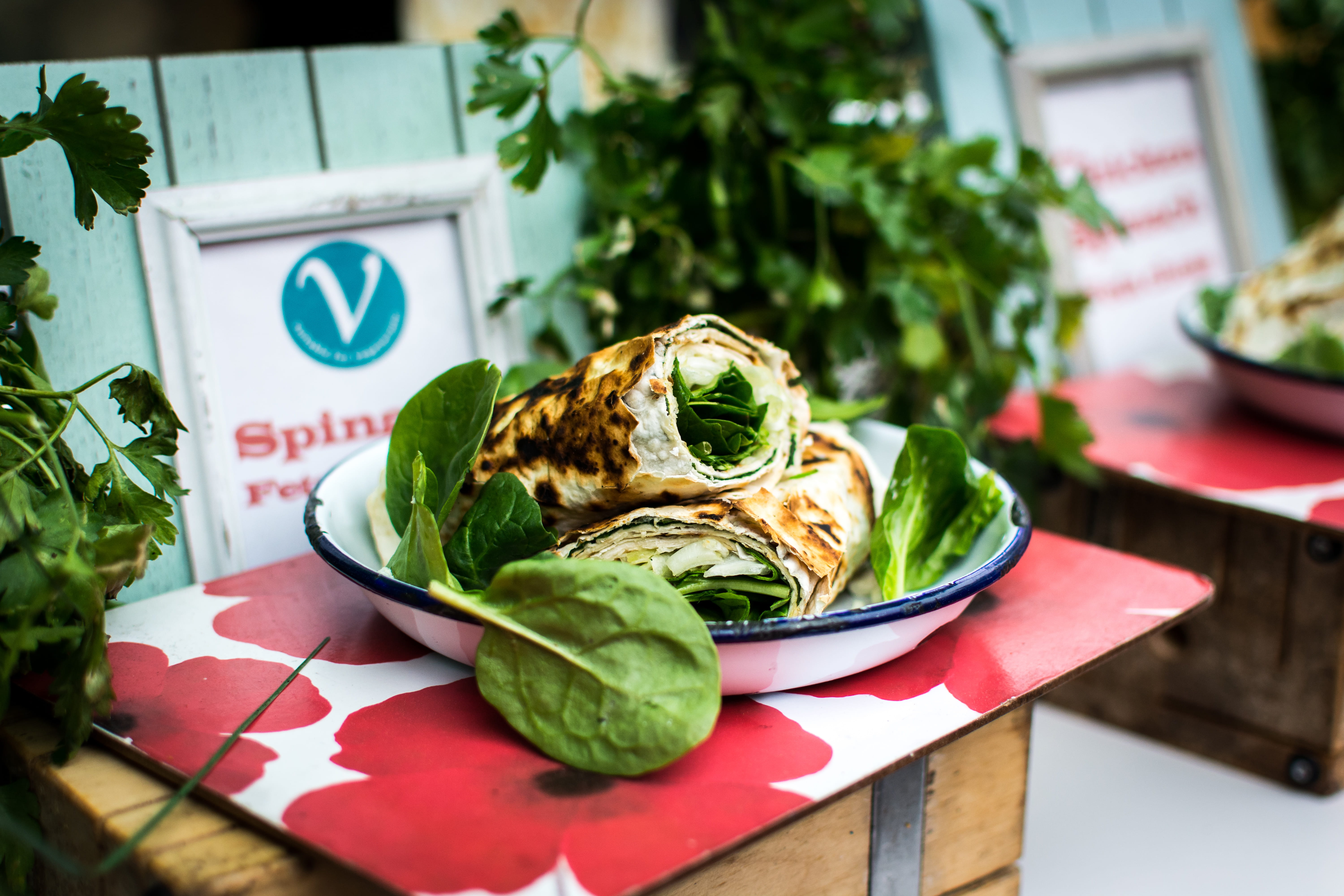 London, meal, vegetable, leaf, plate, herb, close-up, Healthy, indoors, selective focus, 5K, ready-to-eat, food, focus on foreground, freshness, no people, HD Wallpaper