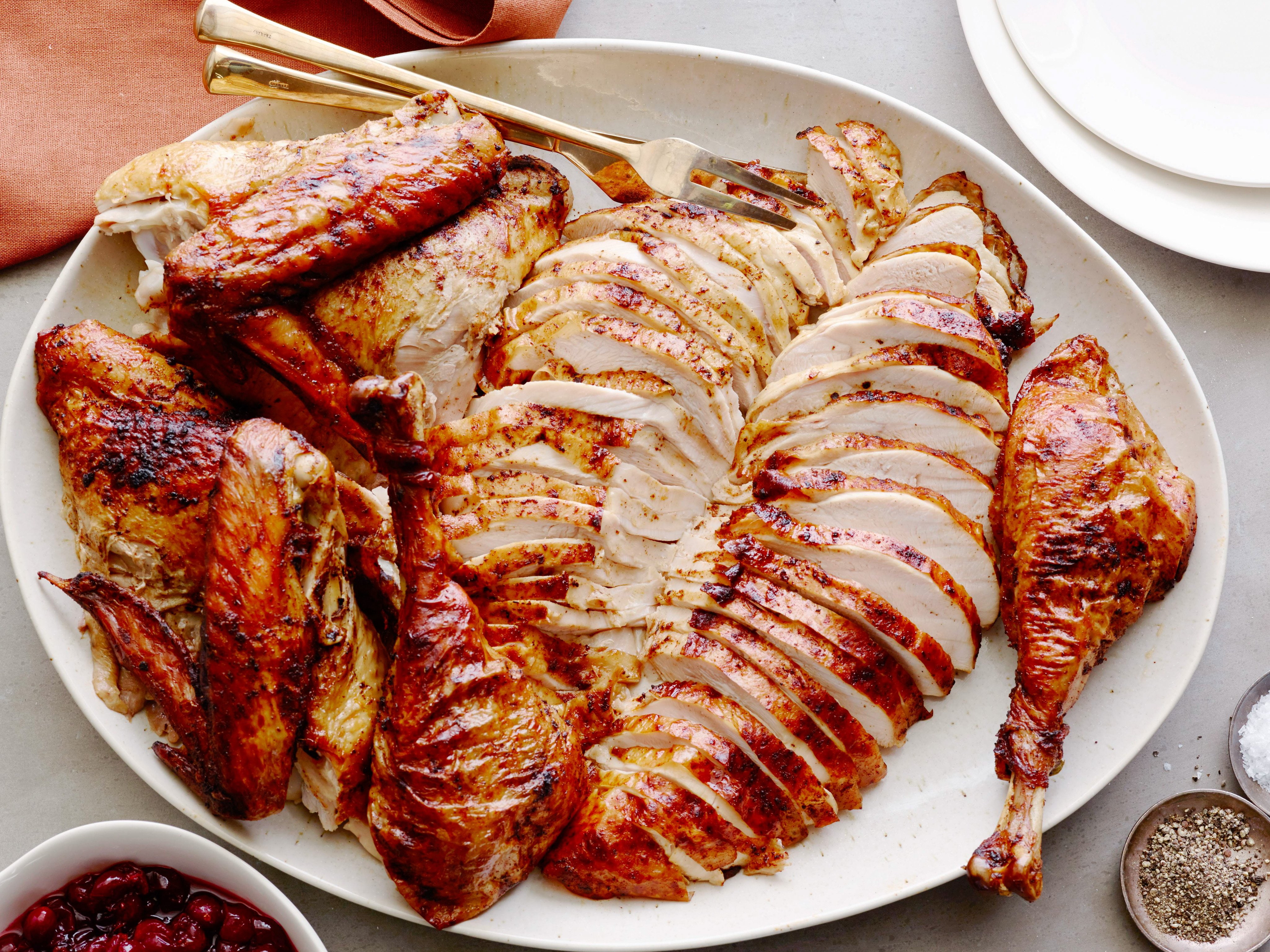 4K, bird, meat, turkey, fowl, thanksgiving, holiday, HD Wallpaper