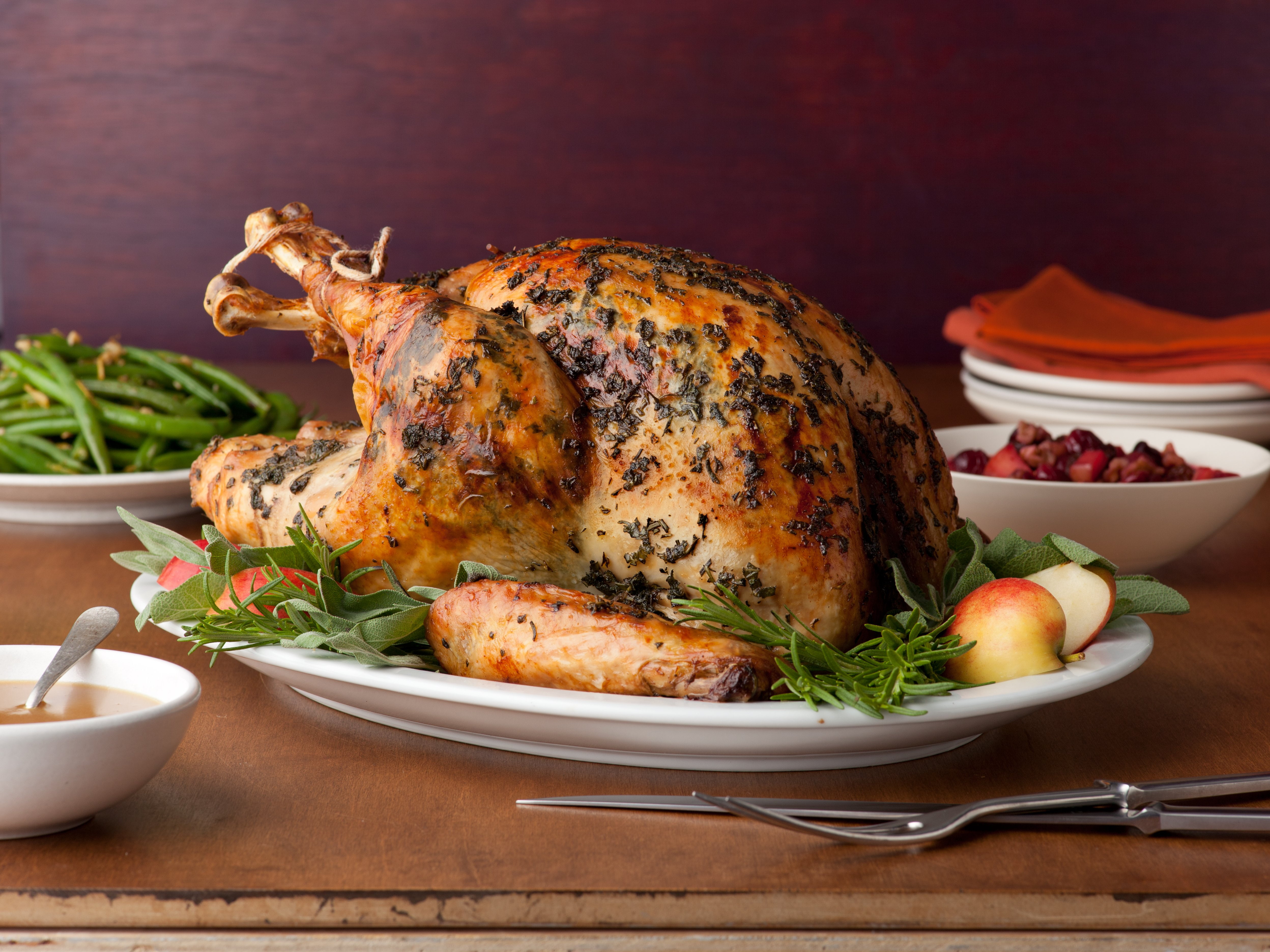 4K, thanksgiving, meat, turkey, fowl, bird, holiday, HD Wallpaper