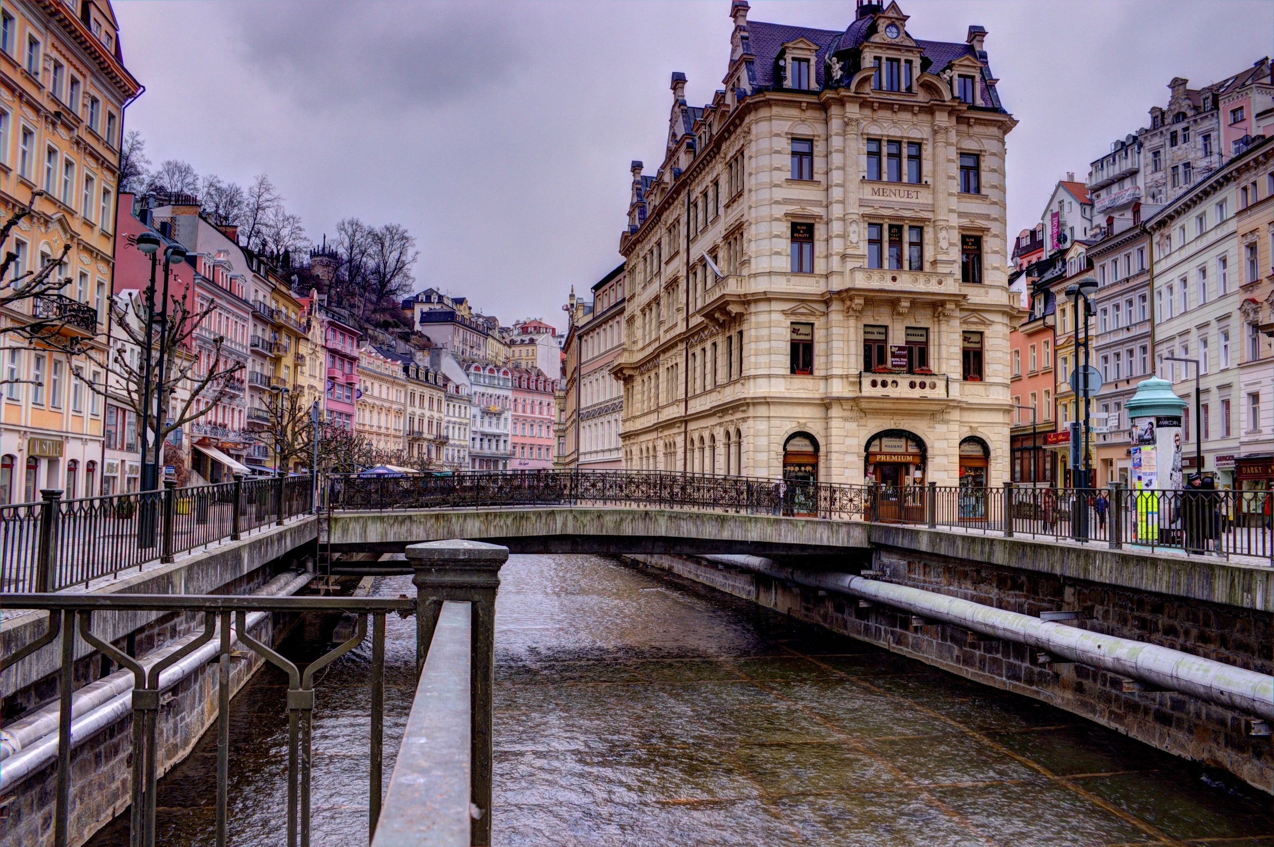 Czech Republic, 2K, Karlovy Vary, HDR, HD Wallpaper