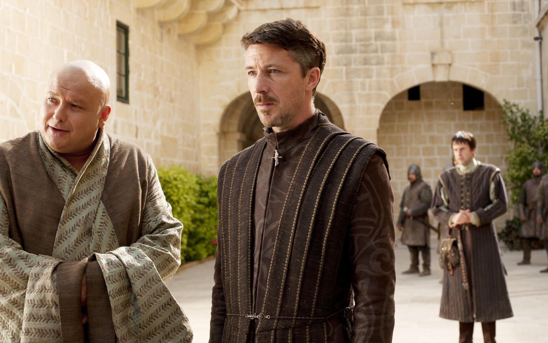 Conleth Hill, Aidan Gillen, Lord Varys, 1080P, Game Of Thrones, Petyr Baelish, TV Show, HD Wallpaper
