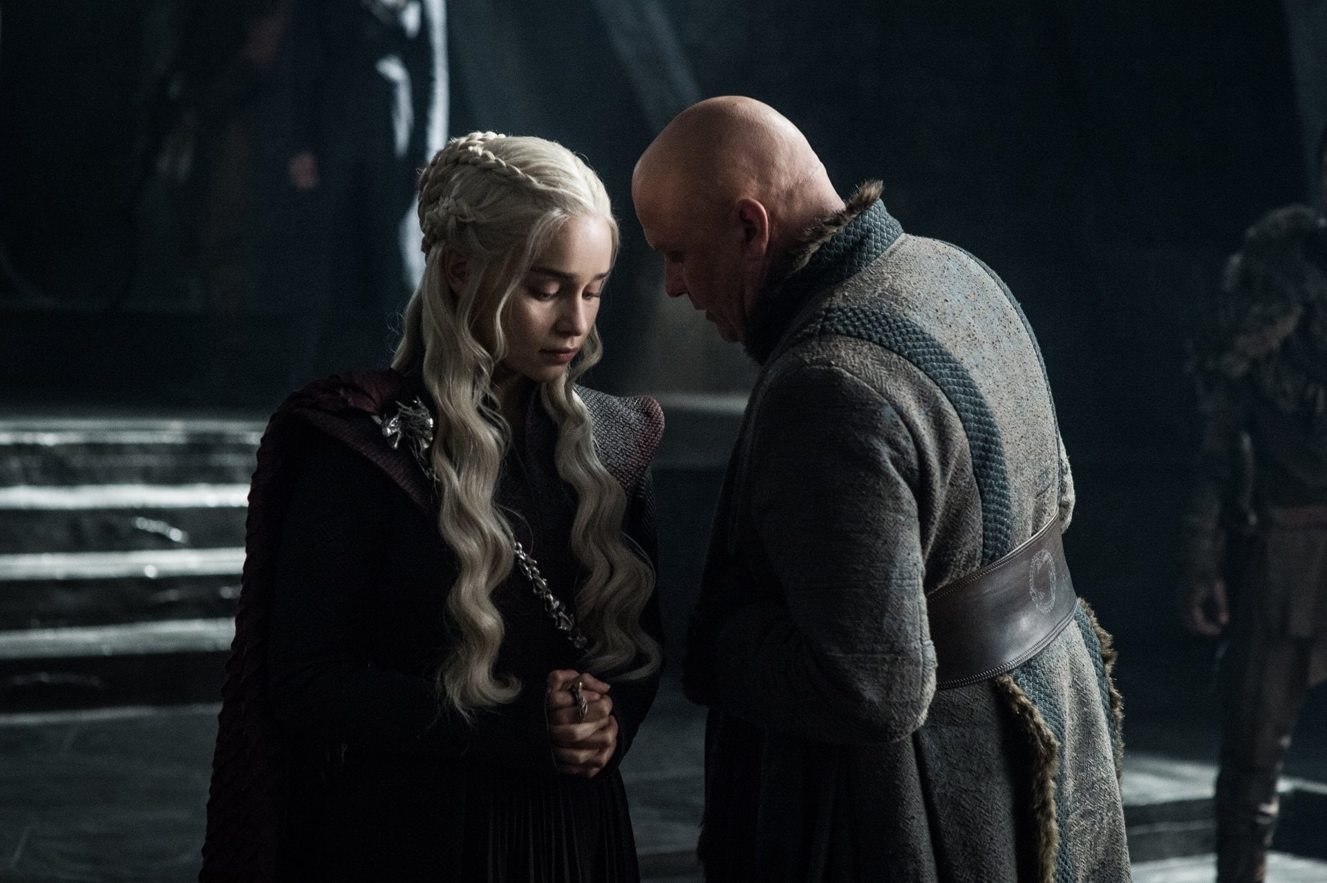 Lord Varys, Daenerys Targaryen, Game Of Thrones, Emilia Clarke, TV Show, Conleth Hill, 1080P, HD Wallpaper