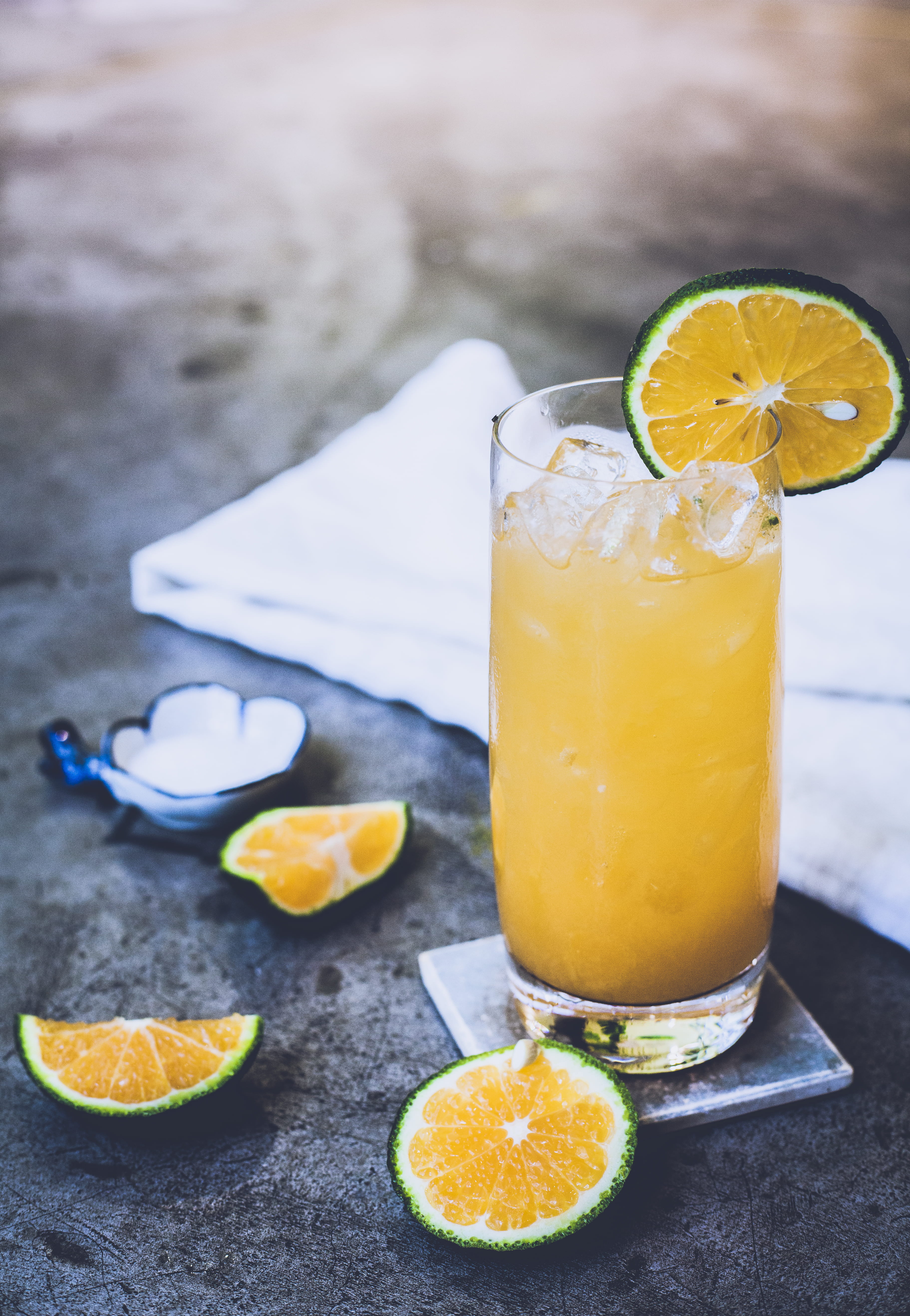 healthy eating, orange, iced, lemon, vietnam, fruit, ho chi minh city, citrus fruit, no people, 5K, yellow, drink, freshness, near, restaurant, glass, Phone HD Wallpaper