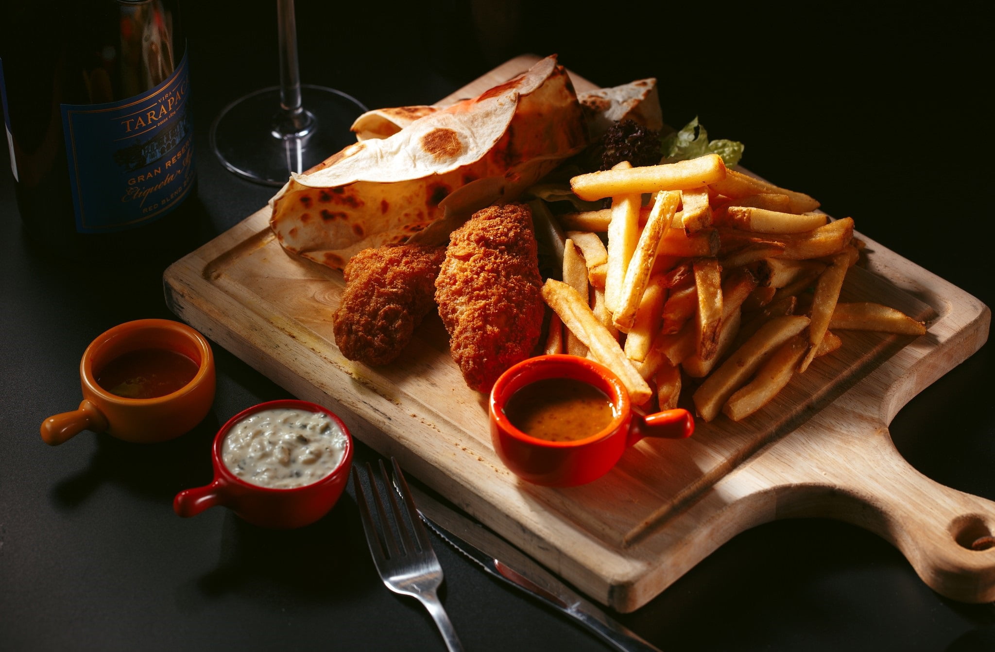 food, 1080P, sauces, French fries, HD Wallpaper