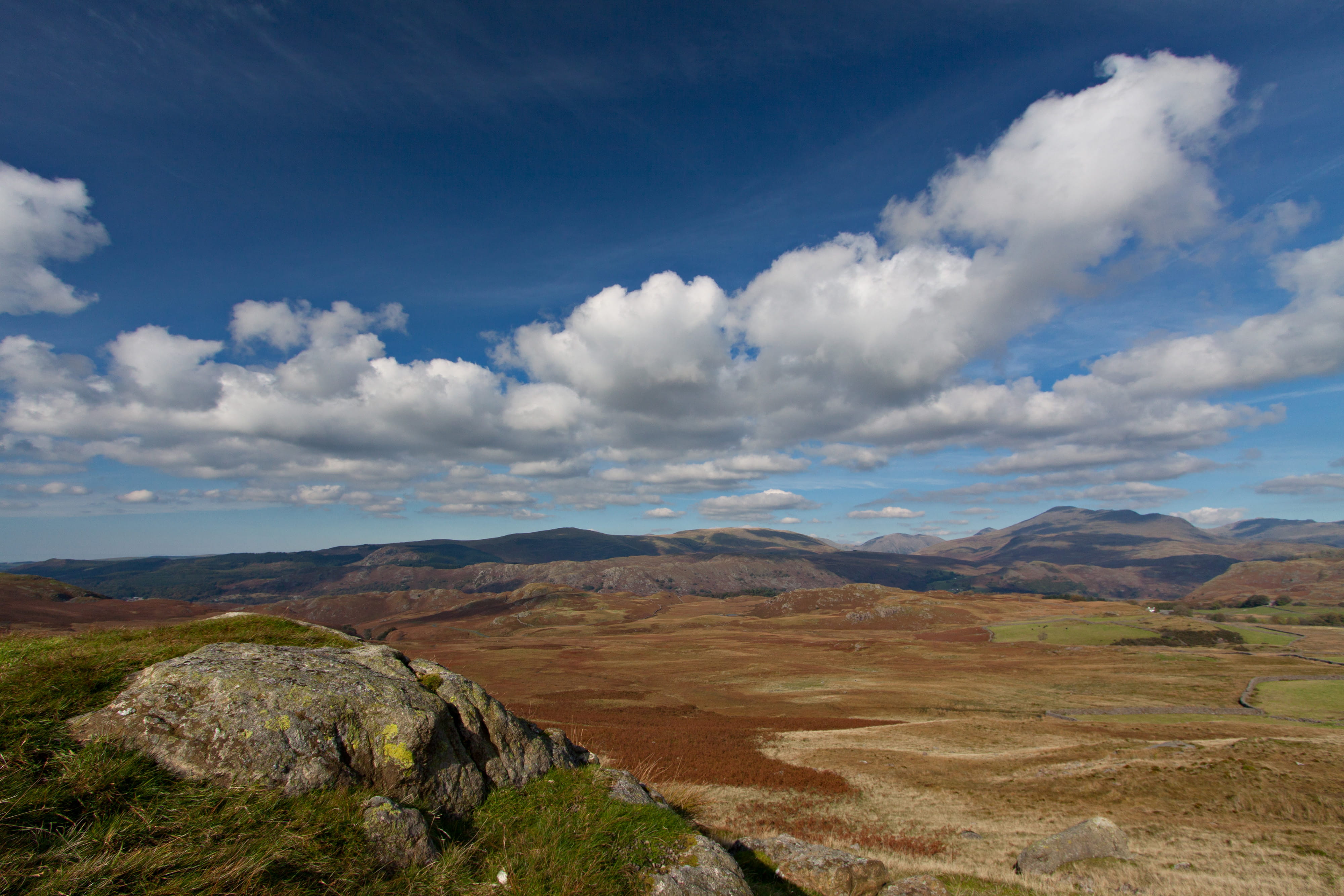 travel destinations, tranquility, remote, England, scenics, rock, tranquil scene, landscapes, shot, landscape, district, rock - Object, cloud - Sky, nature, HD Wallpaper