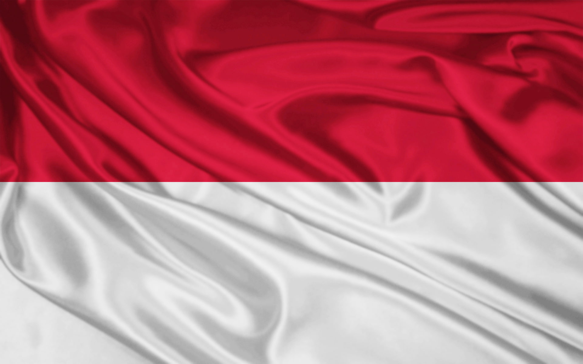white, 1080P, monaco flag, monaco, red, red and white, flag, HD Wallpaper